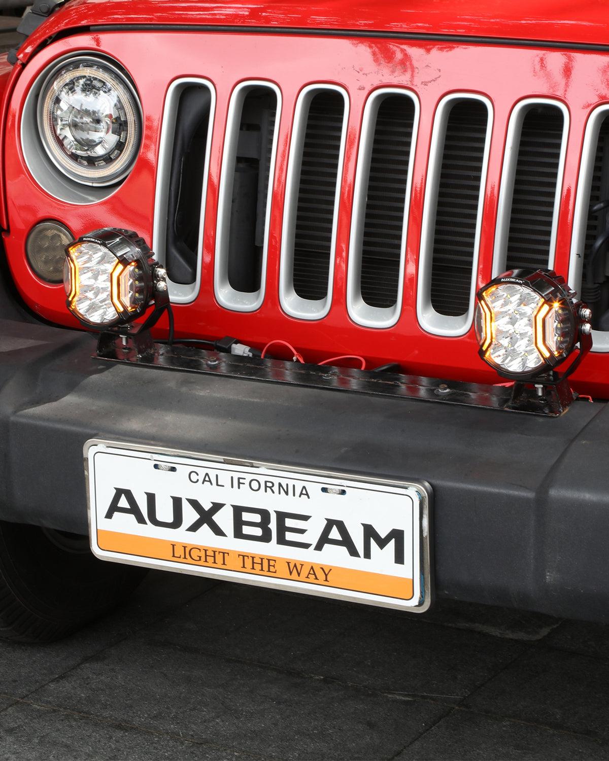 Auxbeam V-ULTRA Series 5" LED Side Shooter Pods – 172W, White, Amber DRL