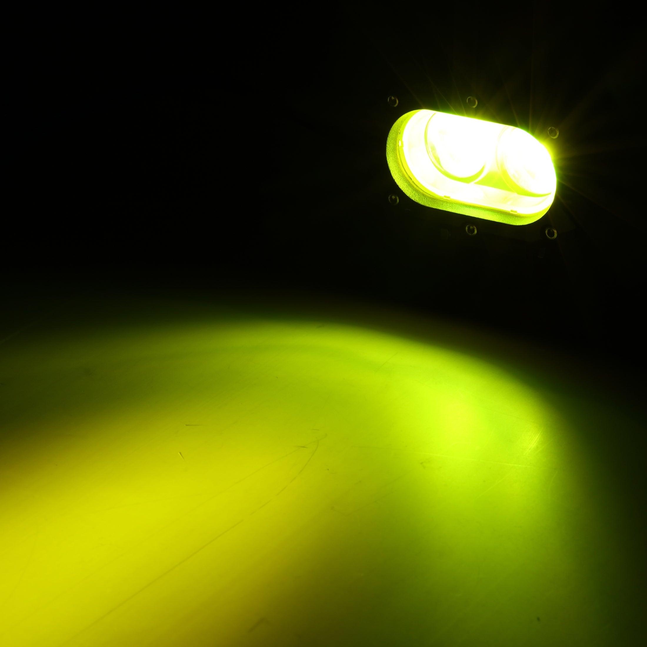 Auxbeam R4 Series 4" LED Pods – 60W, Amber Flood Beam