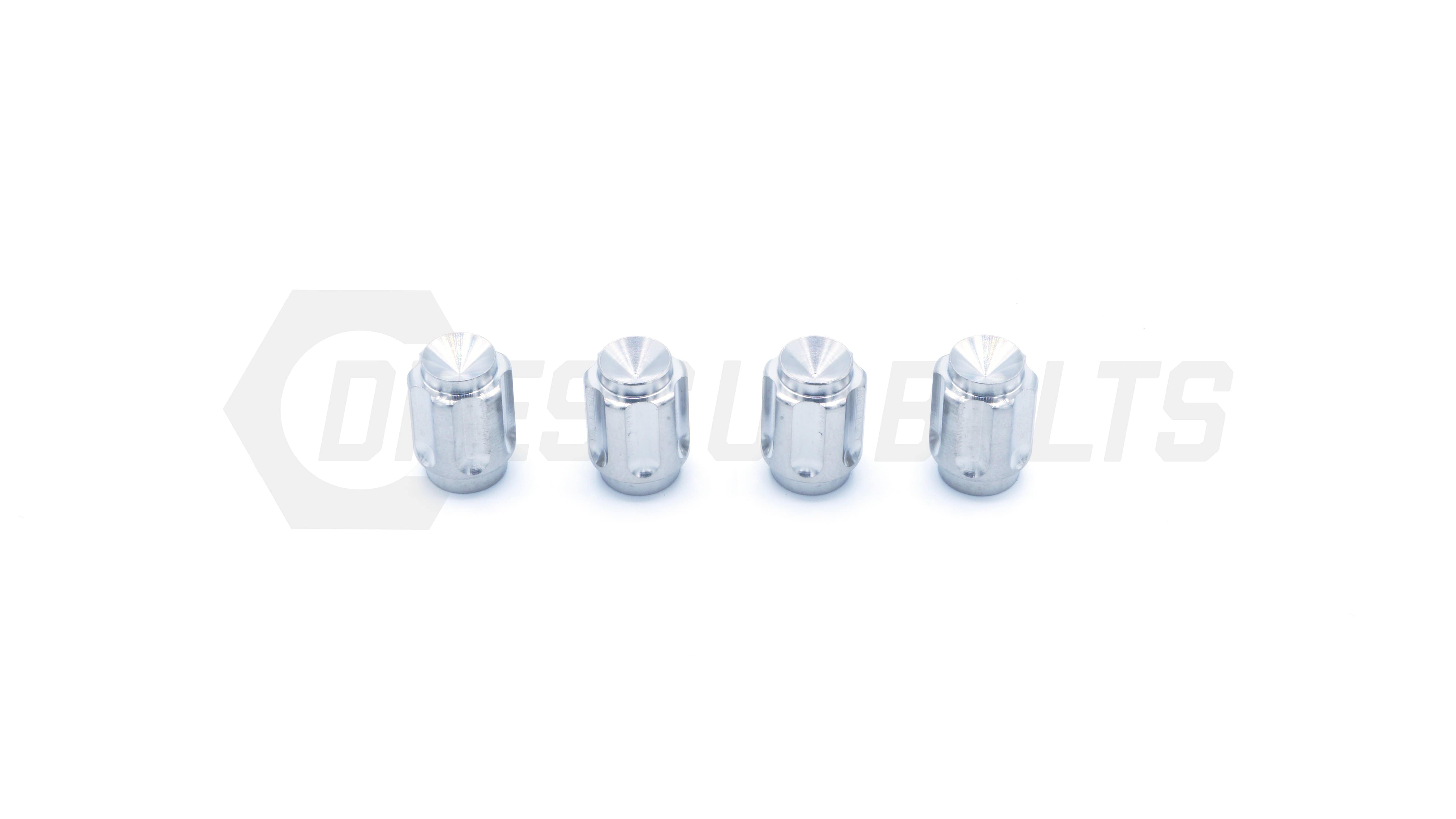 Dress Up Bolts Gear Titanium Valve Stem Caps - Set of 4