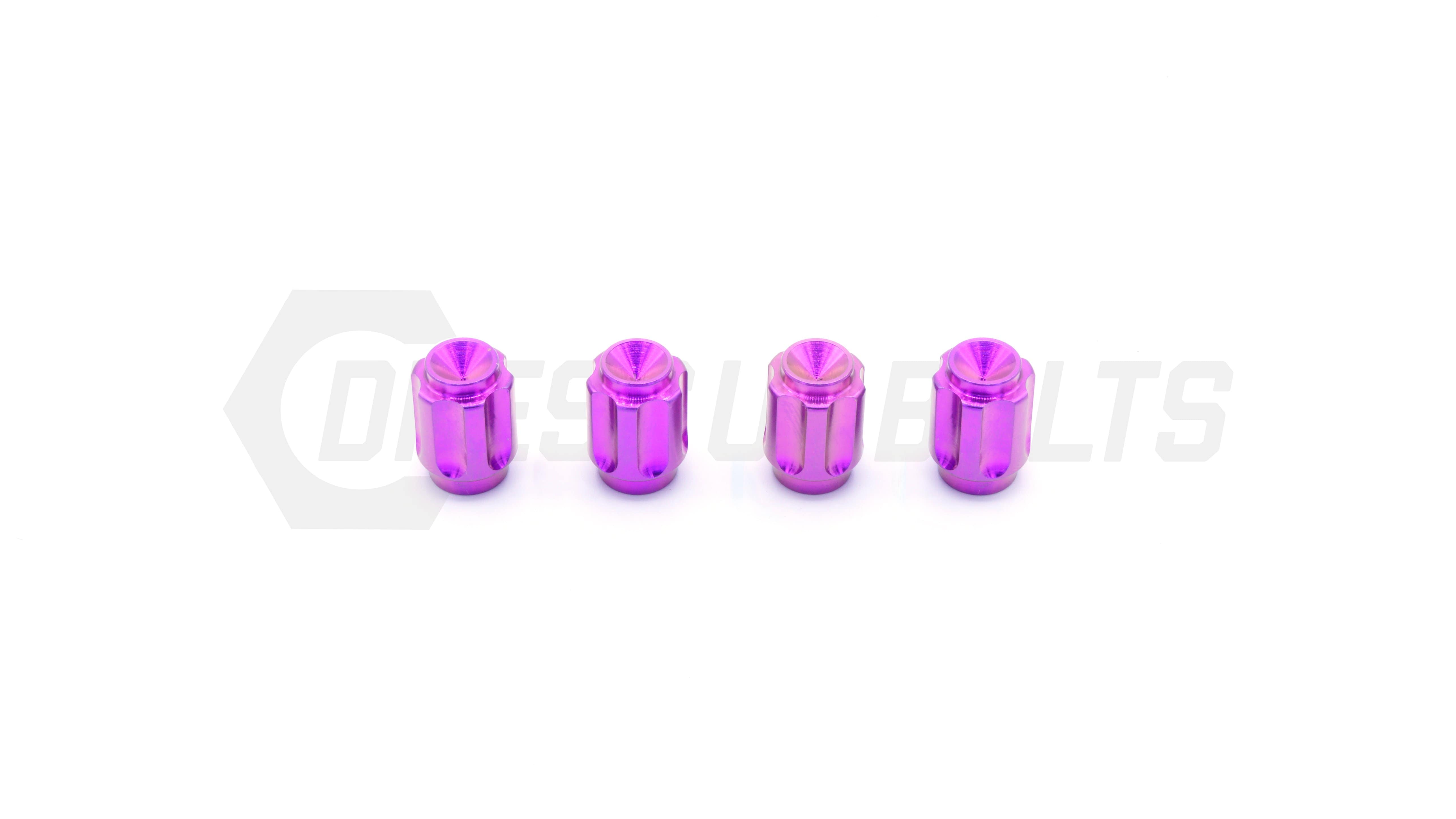 Dress Up Bolts Gear Titanium Valve Stem Caps - Set of 4