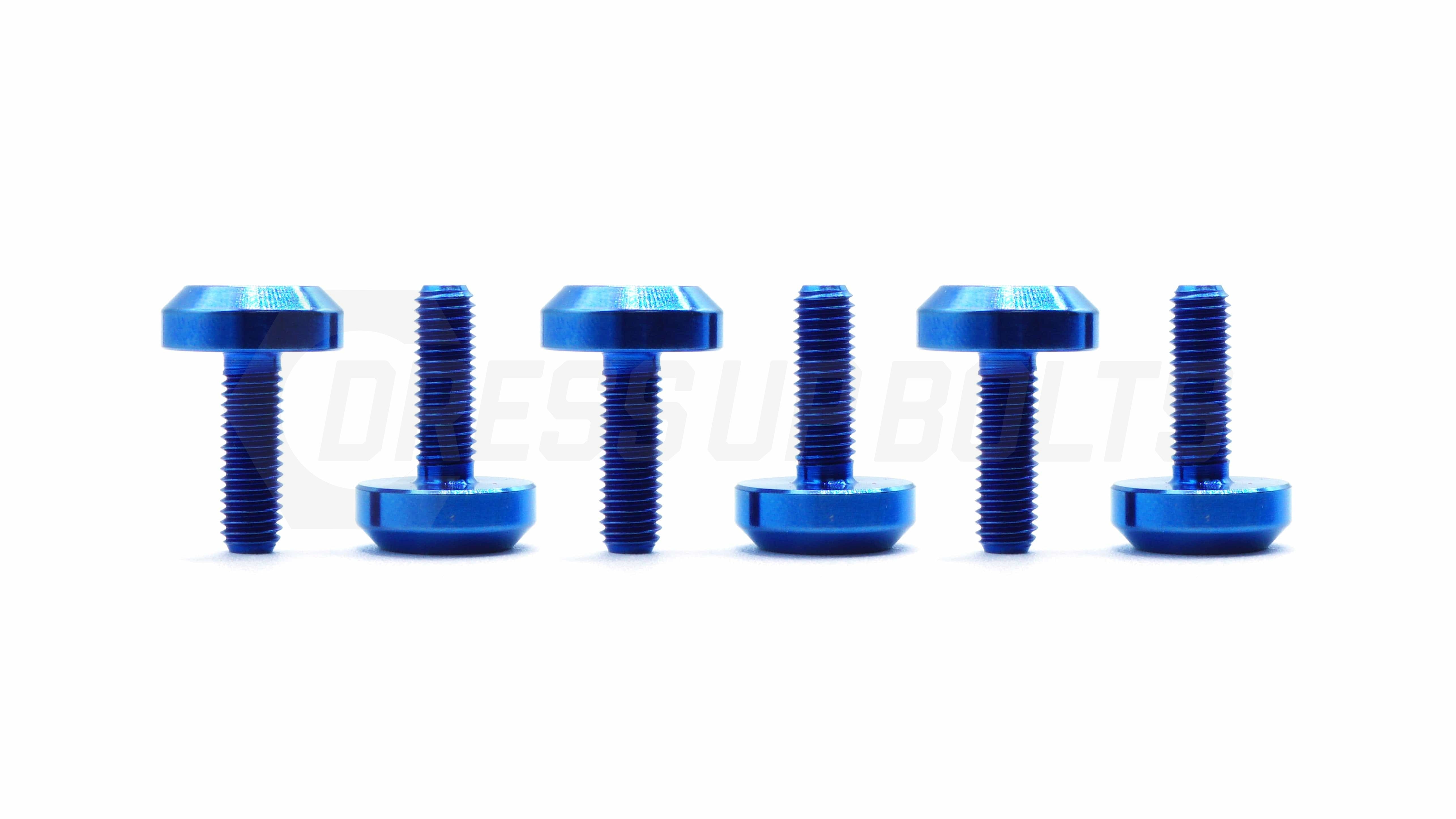 Dress Up Bolts Titanium Hardware Steering Wheel Kit - Motor Head Design