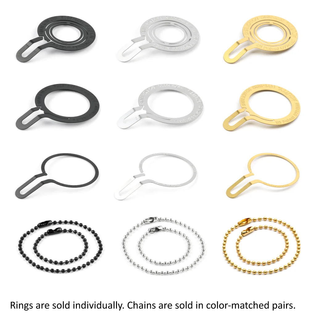 Charm Rings and Charm Chains