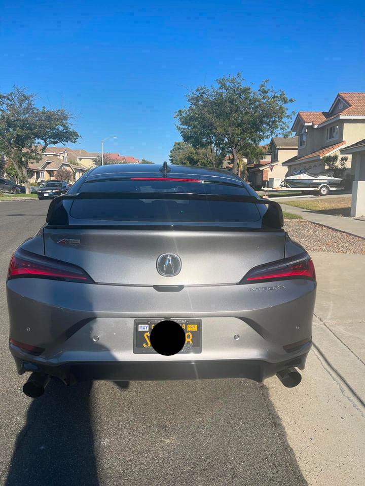 SWA Design 3 PCS Gloss Black DC5 Inspired Wing for 2023+ Acura Integra [DE4/DE5]