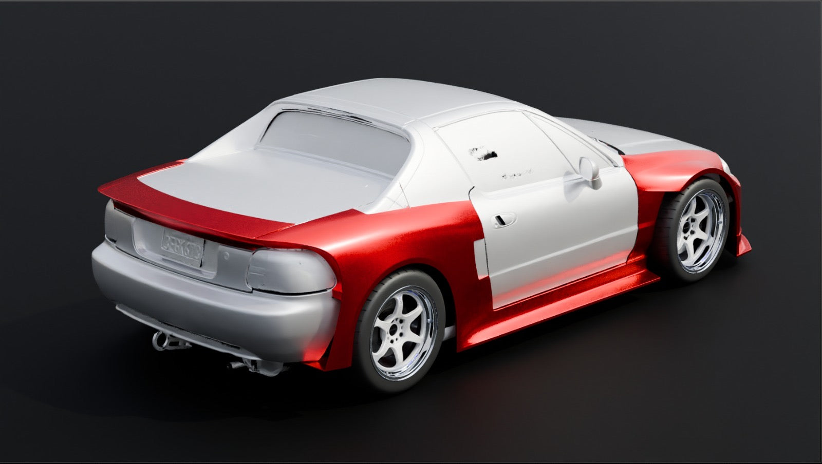 Epsilon+ Touring Car Widebody for 92-98 Honda Civic CR-X / Del Sol (SPECIAL ORDER)