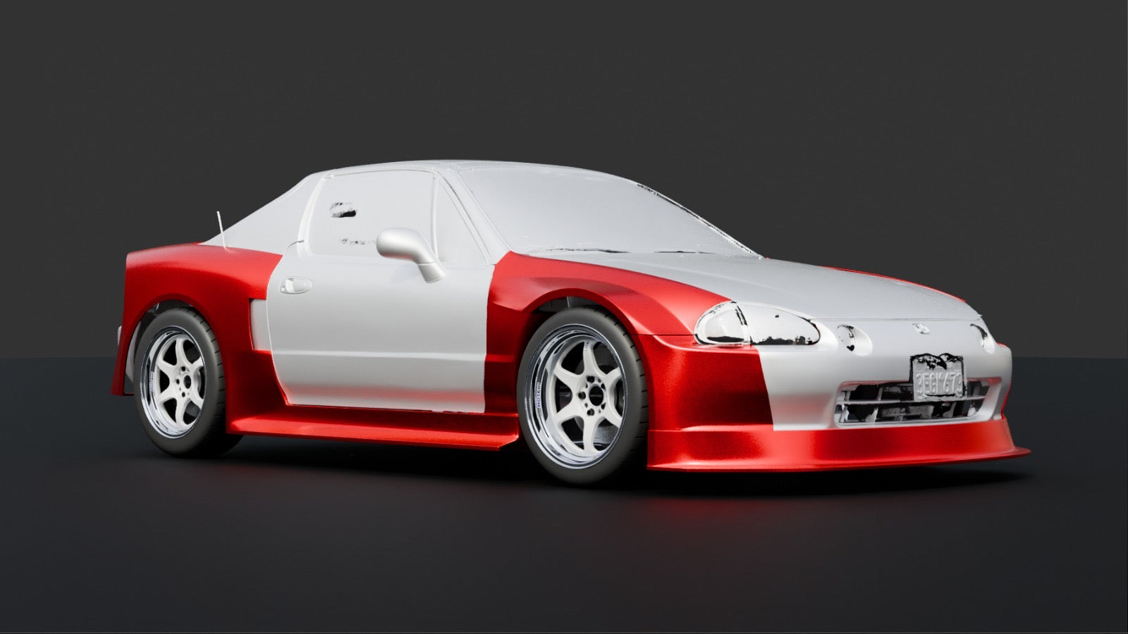 Epsilon+ Touring Car Widebody for 92-98 Honda Civic CR-X / Del Sol (SPECIAL ORDER)