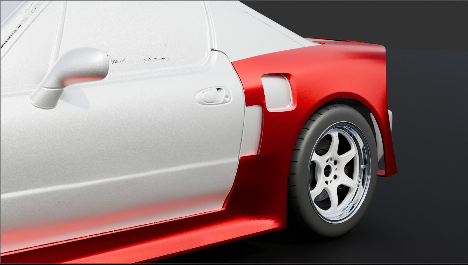 Epsilon+ Touring Car Widebody for 92-98 Honda Civic CR-X / Del Sol (SPECIAL ORDER)