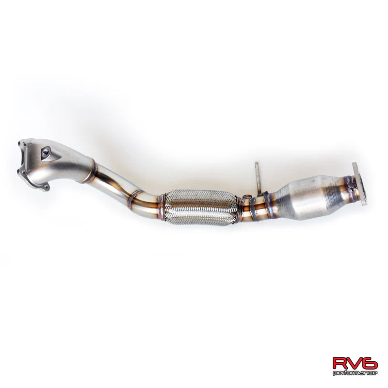 RV6 Performance Bellmouth Downpipe HFC Kit for 12-15 Honda Civic Si