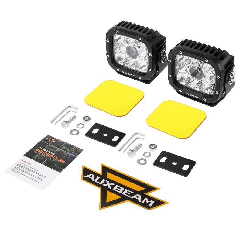 Auxbeam XP-ULTRA Series 5" LED Light Pods – 110W, 11,000LM, White/Amber