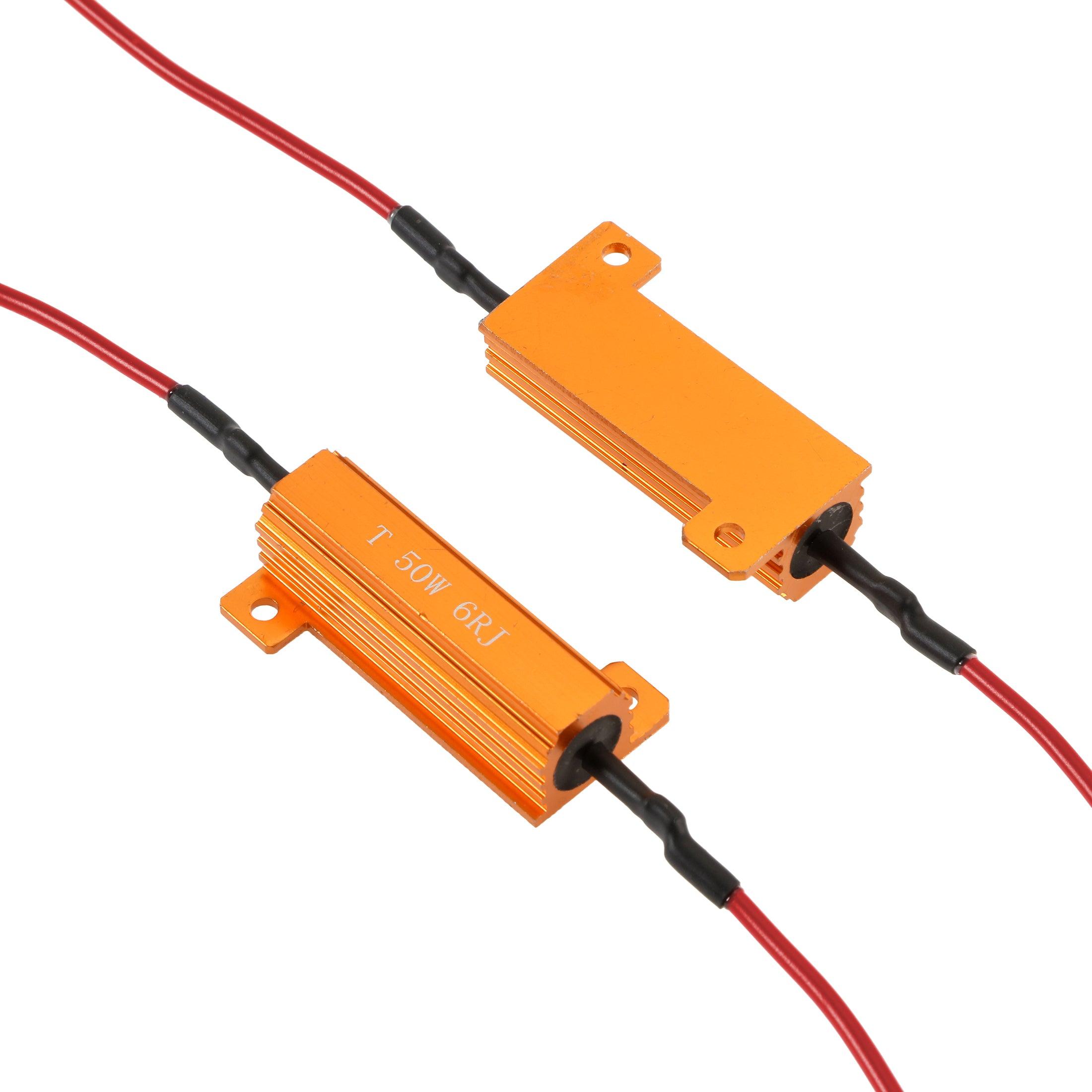 Auxbeam DIY CANBUS Anti-Flicker Resistors Decoder – Prevent Hyper Flash, Fix Turn Signal Blink & Dashboard Error Codes