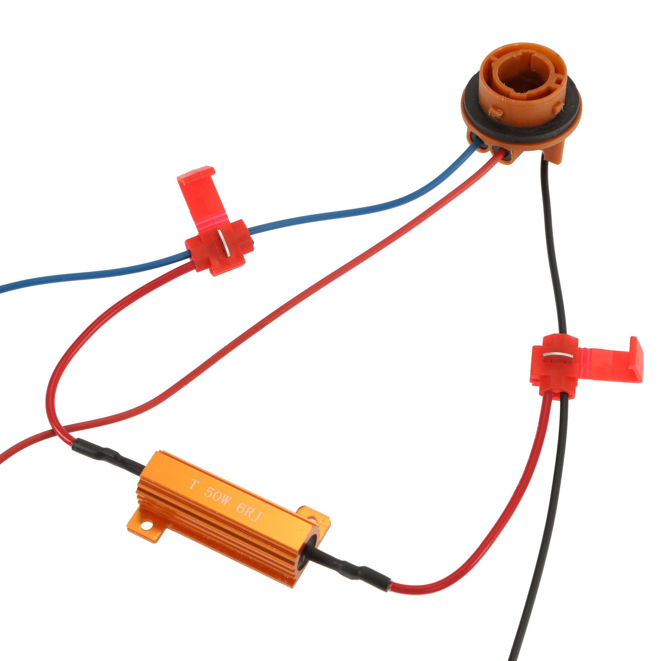 Auxbeam DIY CANBUS Anti-Flicker Resistors Decoder – Prevent Hyper Flash, Fix Turn Signal Blink & Dashboard Error Codes