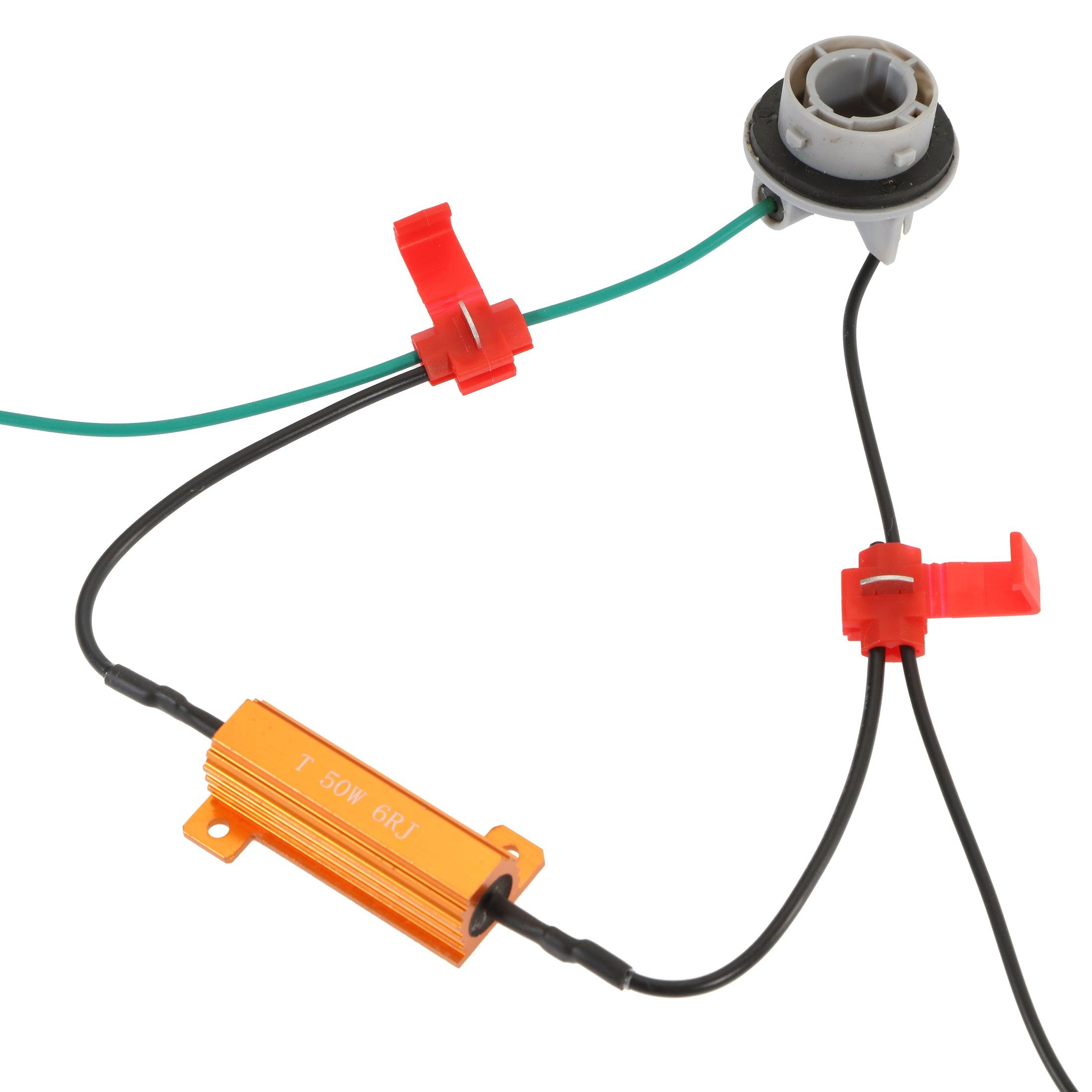 Auxbeam DIY CANBUS Anti-Flicker Resistors Decoder – Prevent Hyper Flash, Fix Turn Signal Blink & Dashboard Error Codes