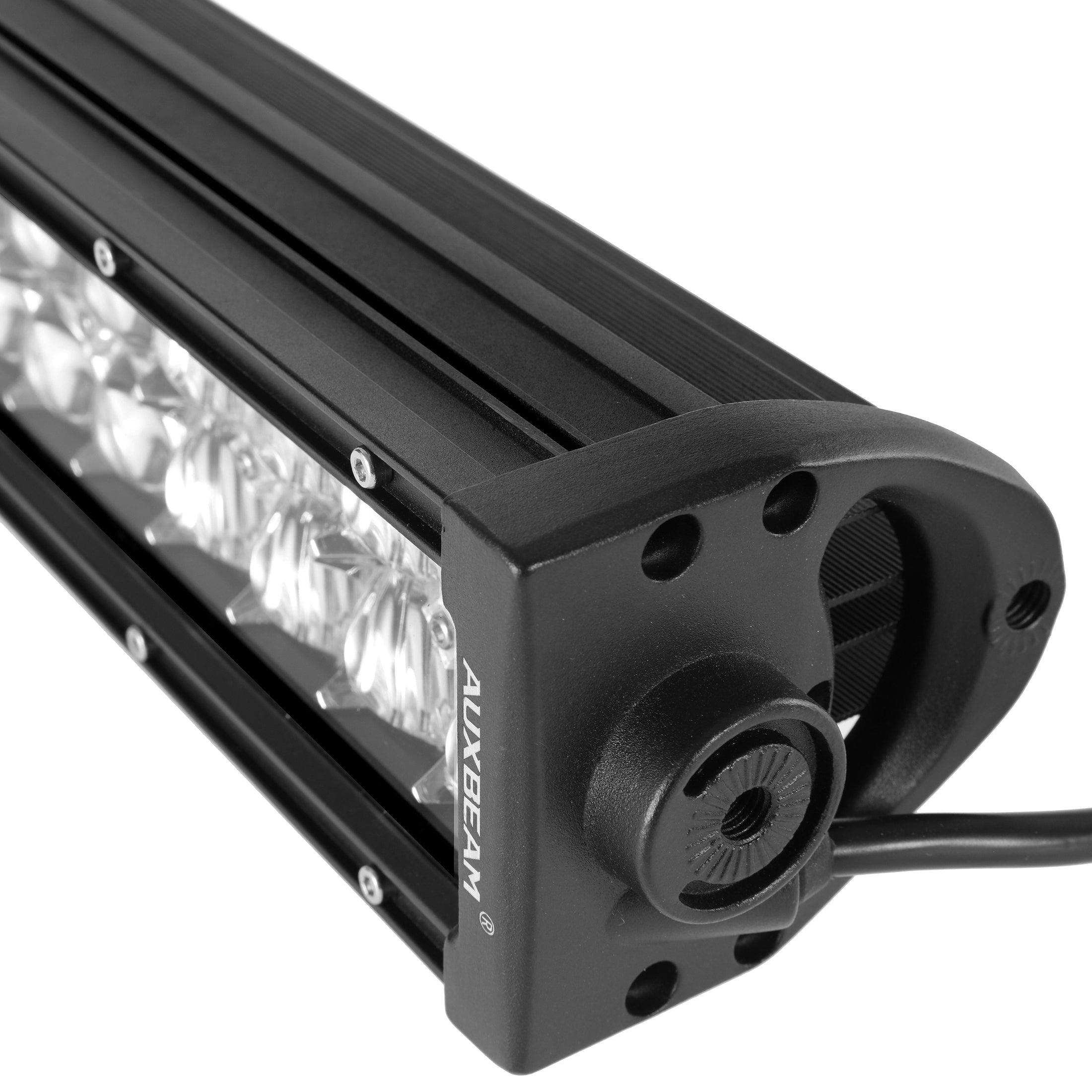Auxbeam V-PRO Series 22" RGBW LED Light Bar & RGB Rock Light Combo – Straight, Color-Changing, Off-Road