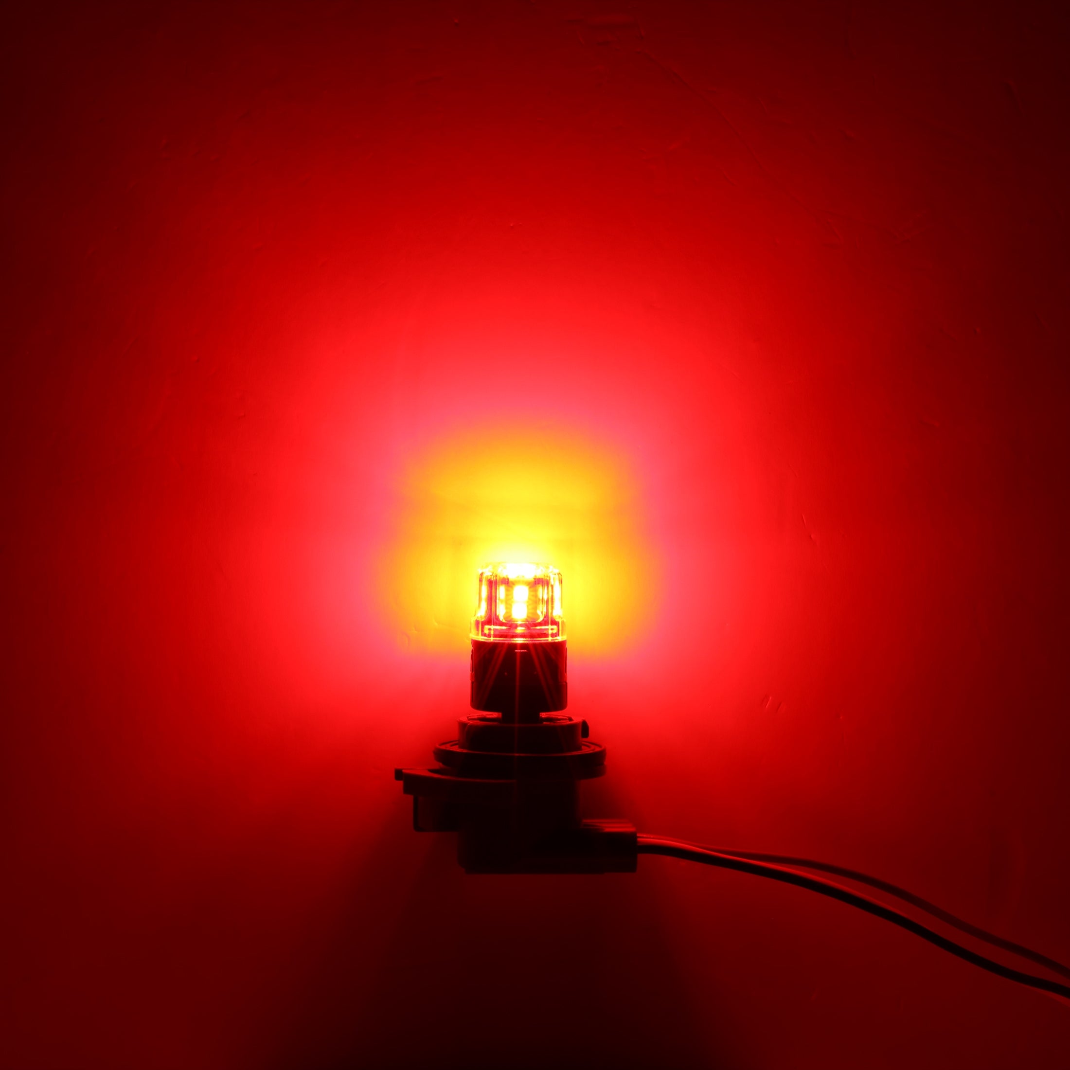 Auxbeam T25 / 3157 / 3156 LED Brake & Tail Light Bulbs – B52 Series, 11W, 500% Brighter, Red, CAN-Bus Error-Free (2 Pack)