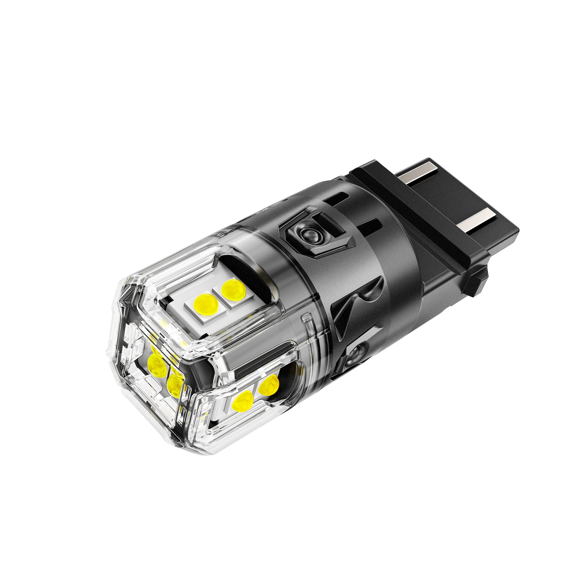 Auxbeam T25 / 3157 / 3156 LED Bulbs – B52 Series, Backup/Reverse/Turn Signal/Brake/Tail Lights, 13W, 500% Brighter, 6500K White, CAN-Bus Error-Free (2 Pack)