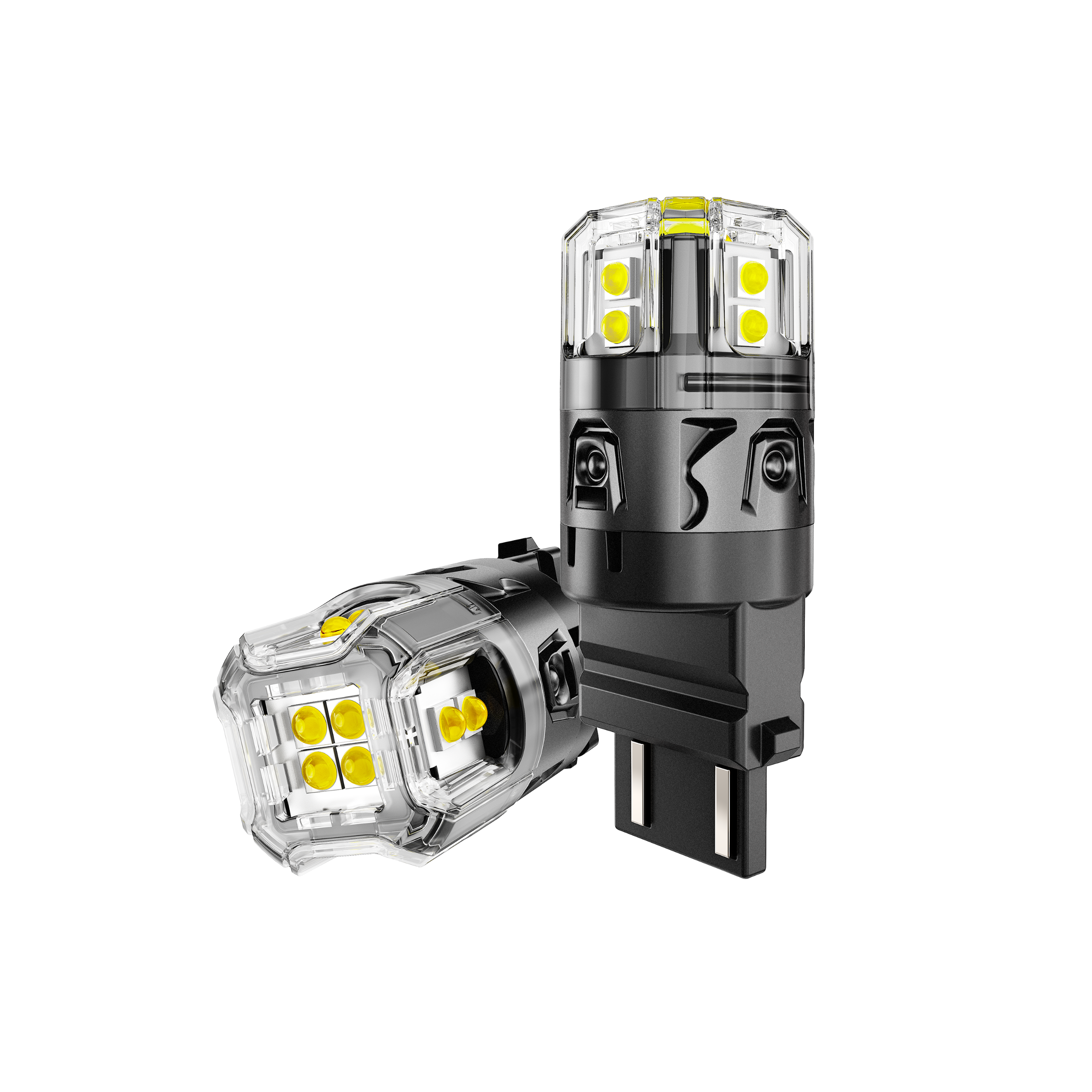 Auxbeam T25 / 3157 / 3156 LED Bulbs – B52 Series, Backup/Reverse/Turn Signal/Brake/Tail Lights, 13W, 500% Brighter, 6500K White, CAN-Bus Error-Free (2 Pack)