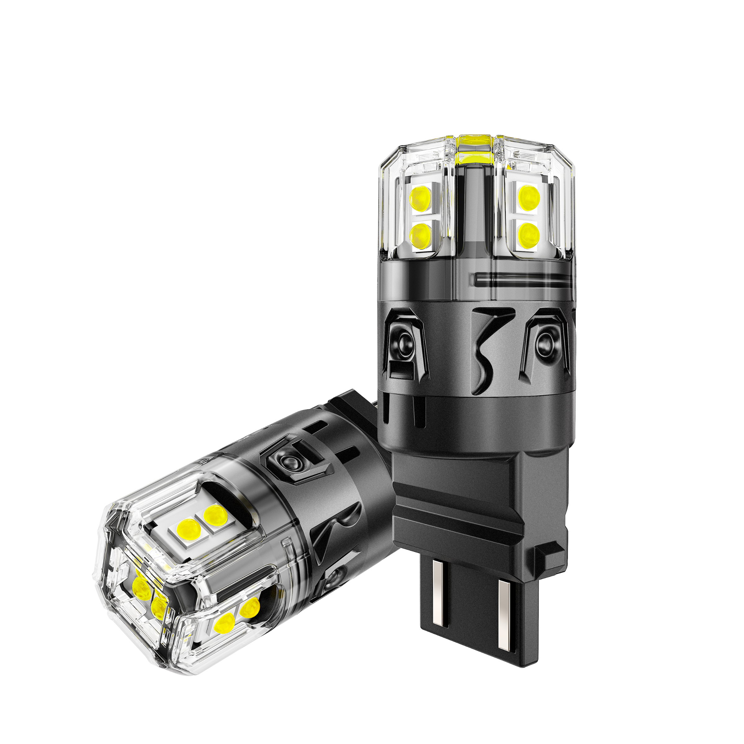 Auxbeam T25 / 3157 / 3156 LED Bulbs – B52 Series, Backup/Reverse/Turn Signal/Brake/Tail Lights, 13W, 500% Brighter, 6500K White, CAN-Bus Error-Free (2 Pack)