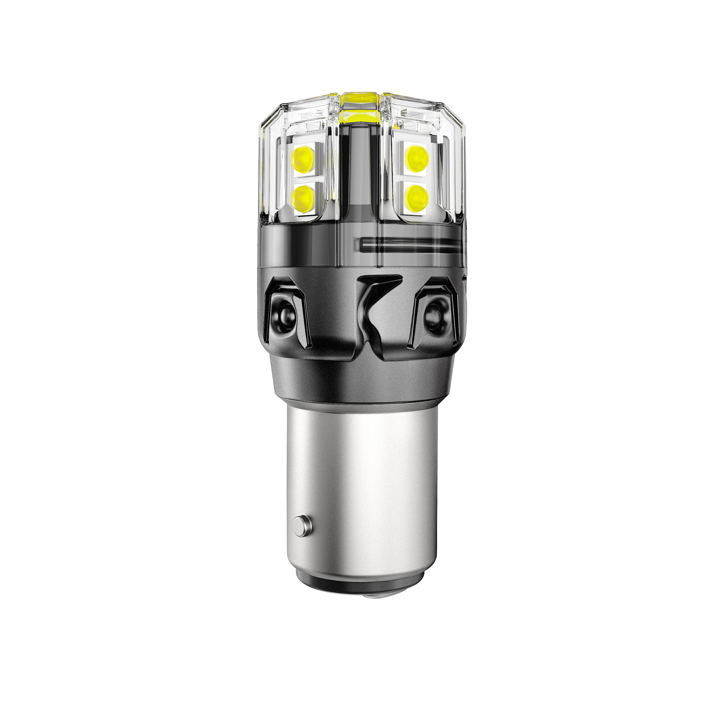 Auxbeam 1157 BAY15D LED Bulbs – B52 Series, Backup/Reverse/Turn Signal/Brake/Tail Lights, 13W, 500% Brighter, 6500K White, CAN-Bus Error-Free (2 Pack)