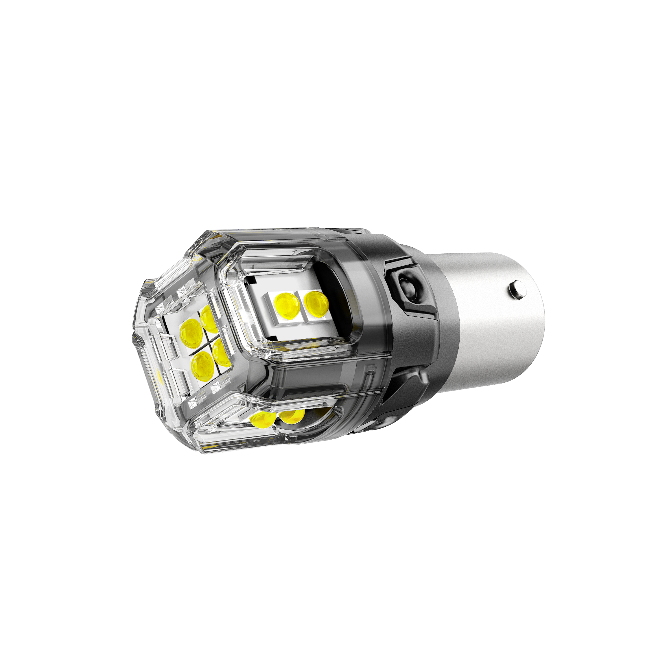 Auxbeam 1156 P21W BA15S LED Bulbs – B52 Series, Backup/Reverse/Turn Signal/Brake/Tail Lights, 500% Brighter, 6500K White, CAN-Bus Error-Free (2 Pack)