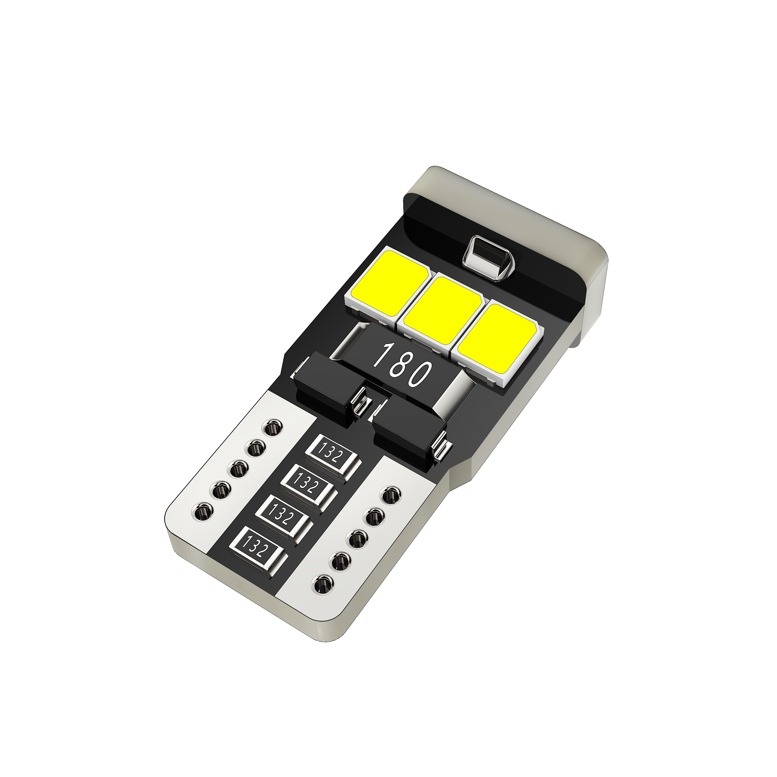 Auxbeam 168 / 2825 W5W T10 LED Bulb – License Plate / Side Marker / Interior Light, 5W, White, 300% Brighter, CAN-Bus Error-Free
