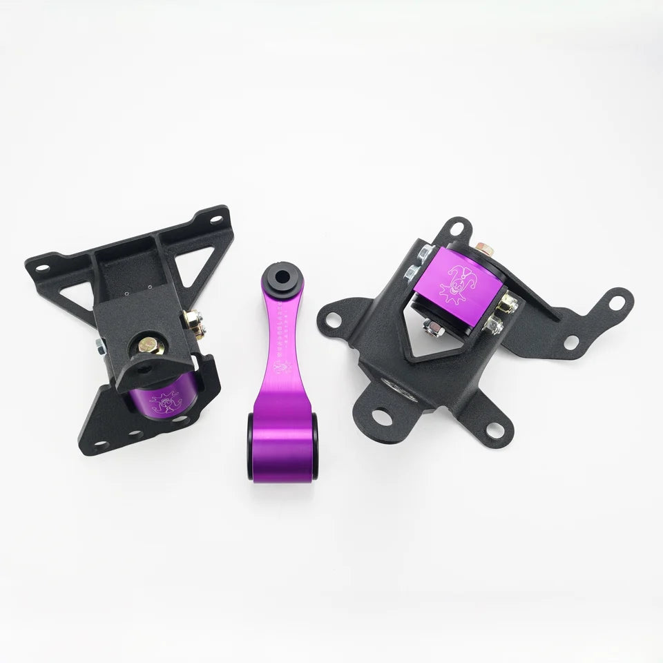 Wunderladen Racing Motor Mount Combo Package for 16-21 Honda Civic 2.0L NA [FC2/FC4]