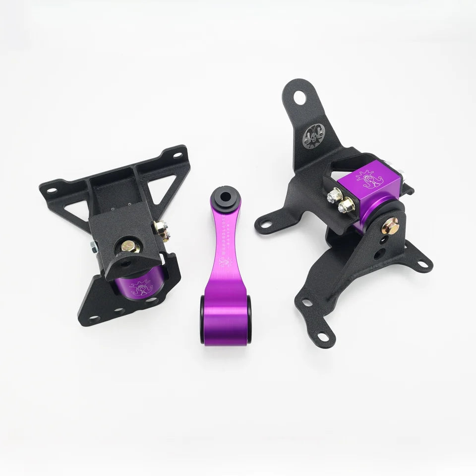 Wunderladen Racing Motor Mount Combo Package for 16-21 Honda Civic 2.0L NA [FC2/FC4]