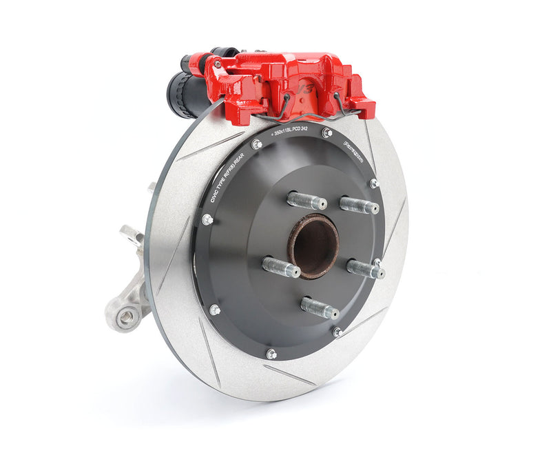 Paragon 2-piece Rotors Rear Pair 350mm x 11mm (13.78" x 0.43") - Honda Civic Type R FK8 / FL5 - Larger Rotor