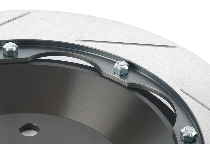 Paragon 2-piece Rotors Rear Pair 350mm x 11mm (13.78" x 0.43") - Honda Civic Type R FK8 / FL5 - Larger Rotor