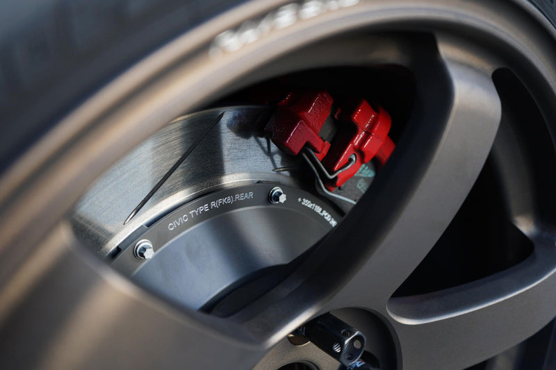 Paragon 2-piece Rotors Rear Pair 350mm x 11mm (13.78" x 0.43") - Honda Civic Type R FK8 / FL5 - Larger Rotor