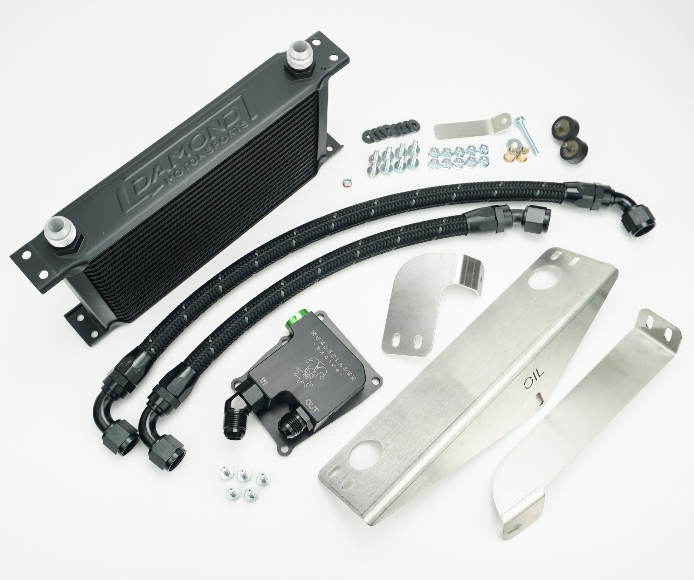 Wunderladen Racing Oil Cooler Kit for 17-21 Honda Civic Type R [FK8]
