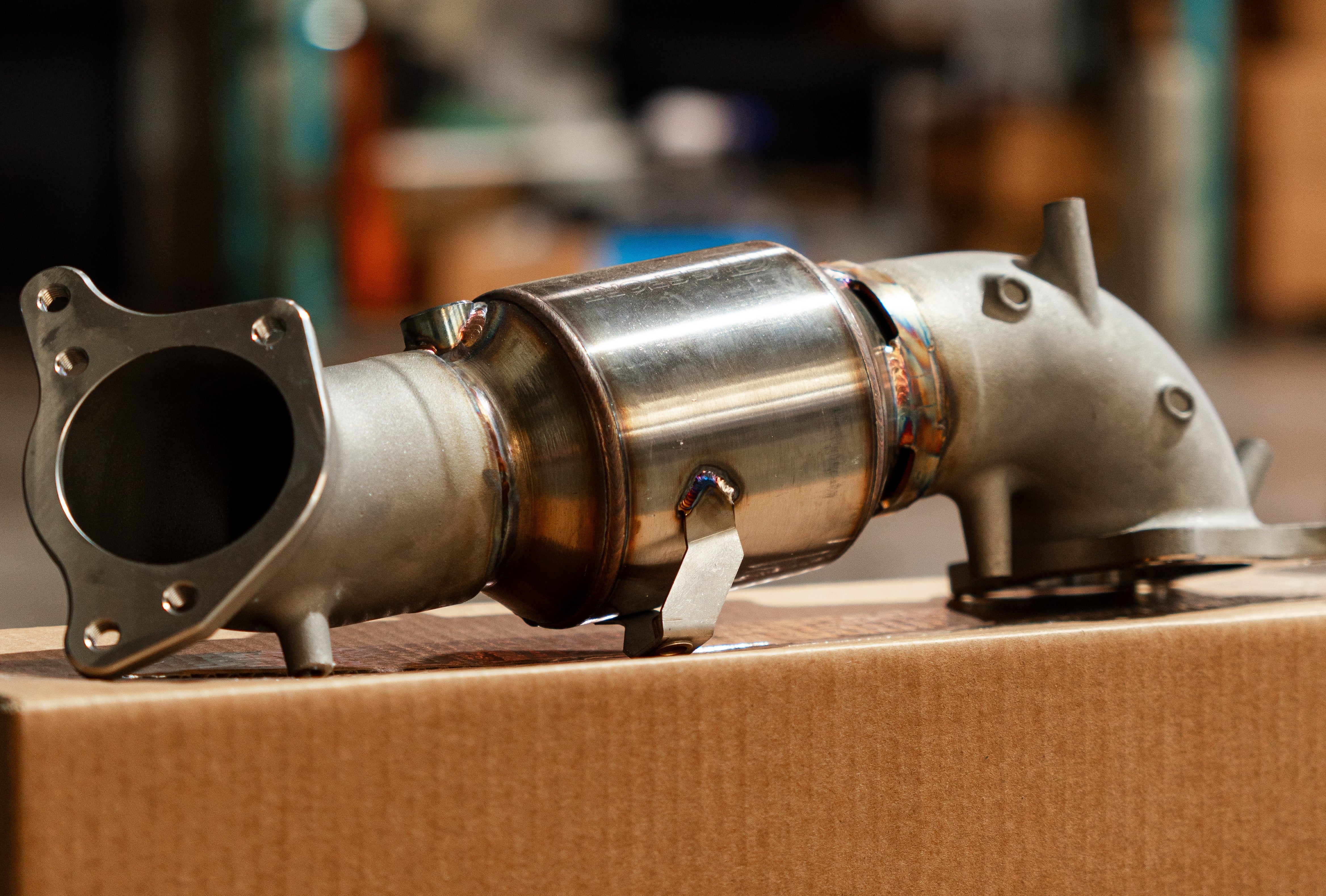 High Efficiency Downpipe Upgrade Honda Civic, Accord, Acura Integra 1.5T - ** Returned Item **