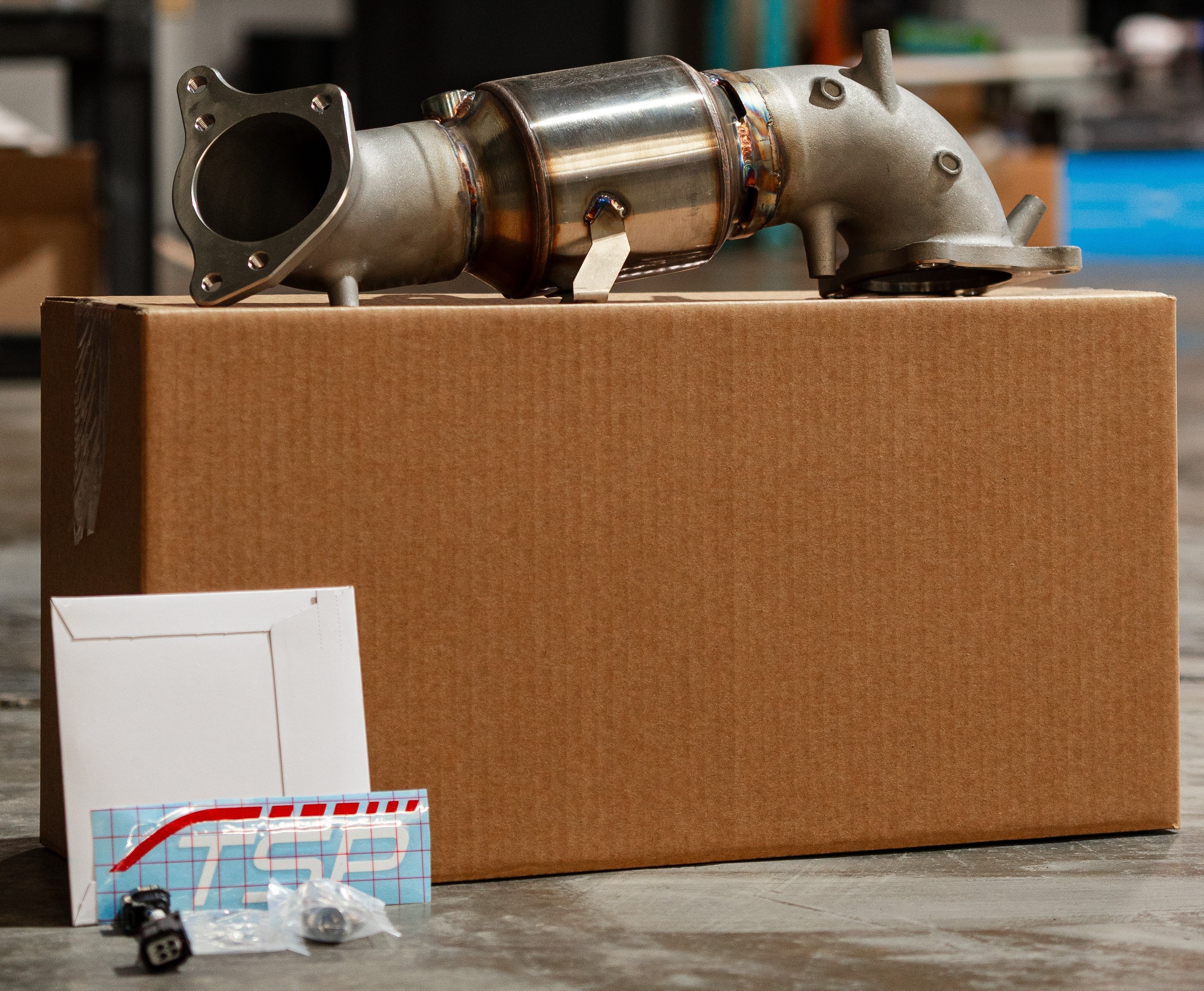 High Efficiency Downpipe Upgrade Honda Civic, Accord, Acura Integra 1.5T - ** Returned Item **