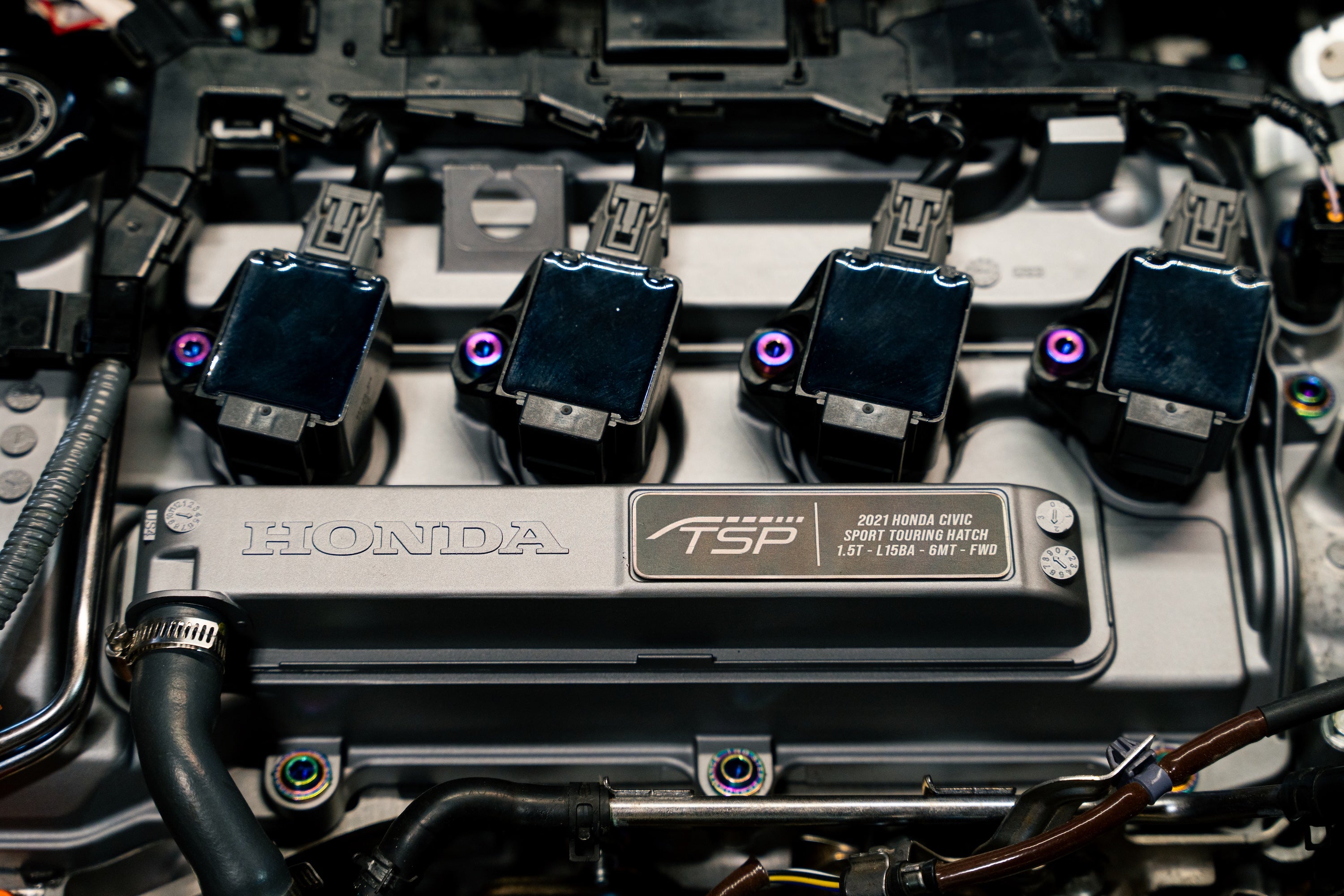 TSP Valve Cover Badges for Honda/Acura 1.5T, 2.0T, & 2.0L NA