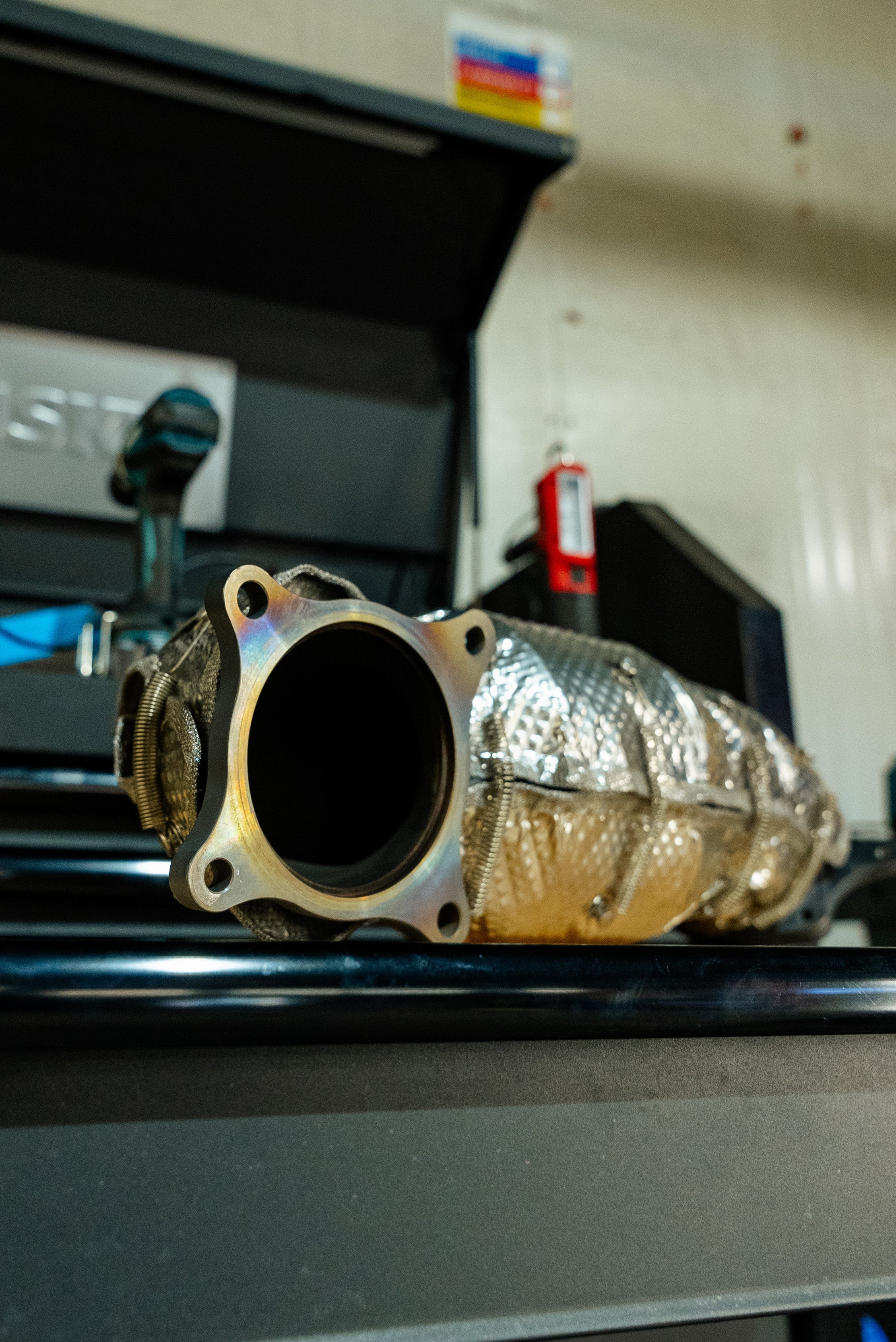 TSP x PTP Hybrid 5" Downpipe Blanket for 2017+ Honda/Acura 2.0T - ** Returned Item **