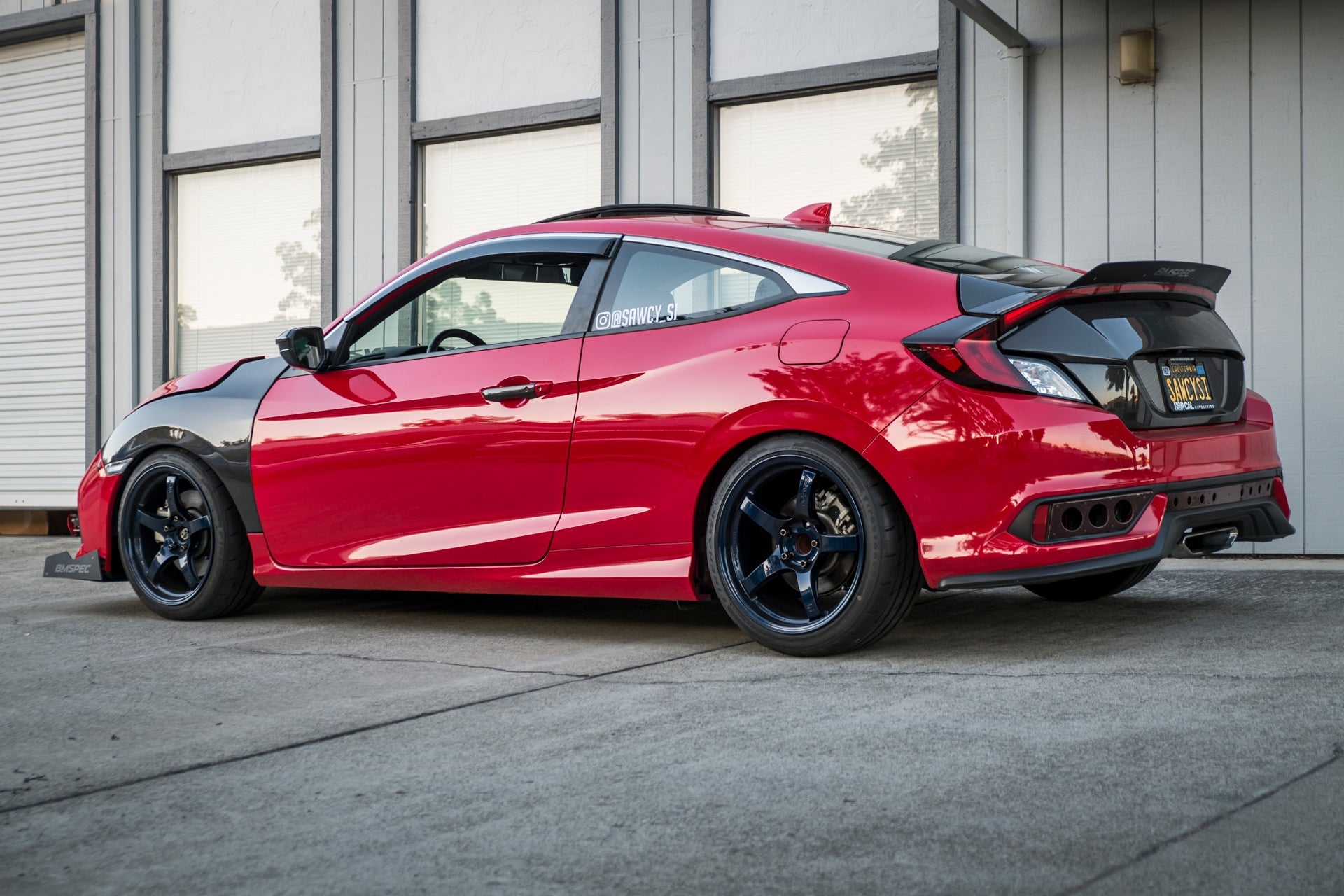 Epsilon+ Spoiler Extension for 16-20 Honda Civic Non-Si Coupe [FC3/FC4]