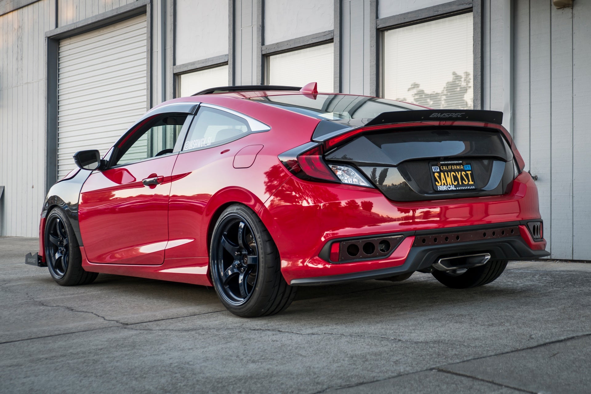 Epsilon+ Spoiler Extension for 16-20 Honda Civic Non-Si Coupe [FC3/FC4]