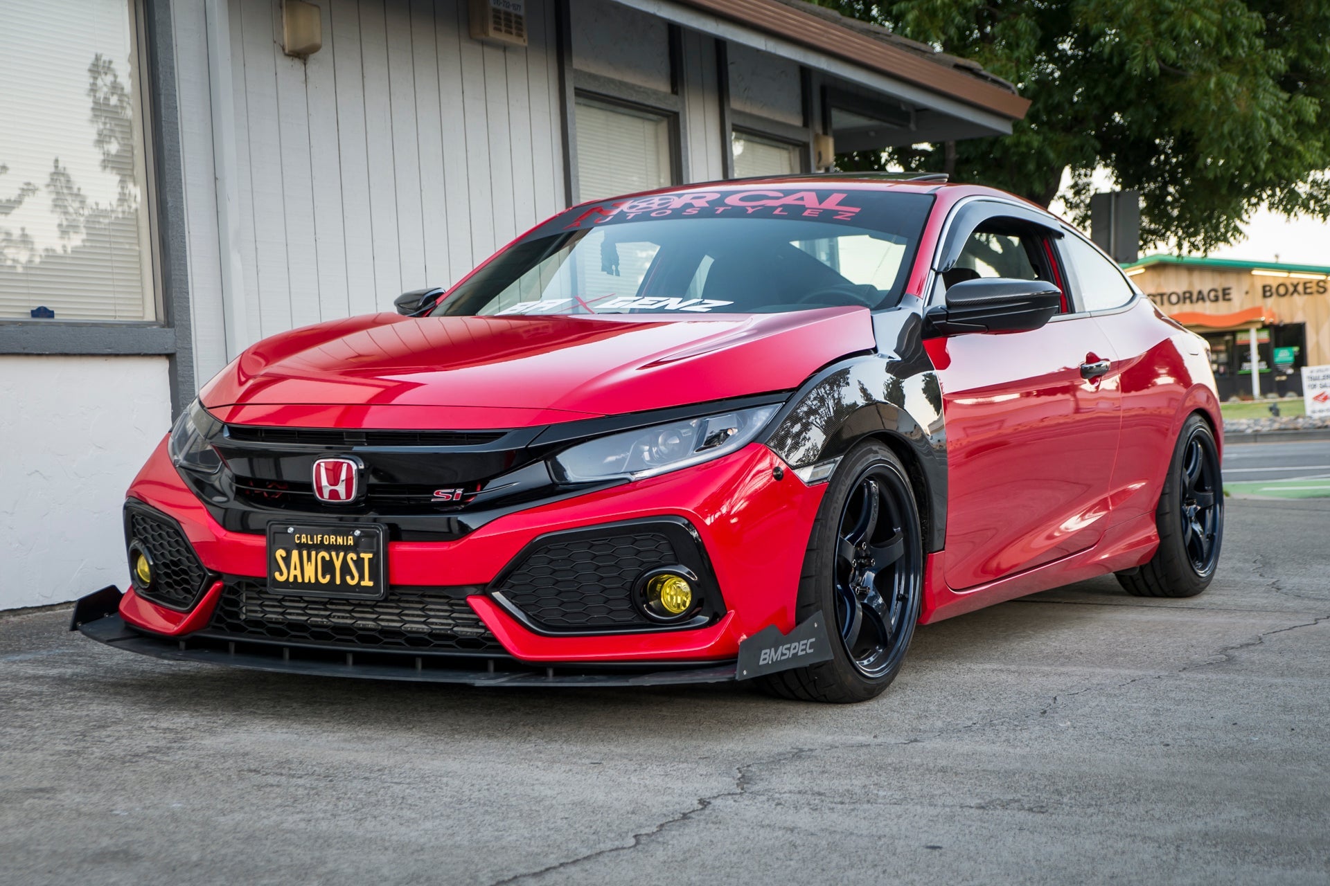 Epsilon+ Front Splitter for 17-20  Honda Civic Si Coupe/Sedan [FC1/FC3]