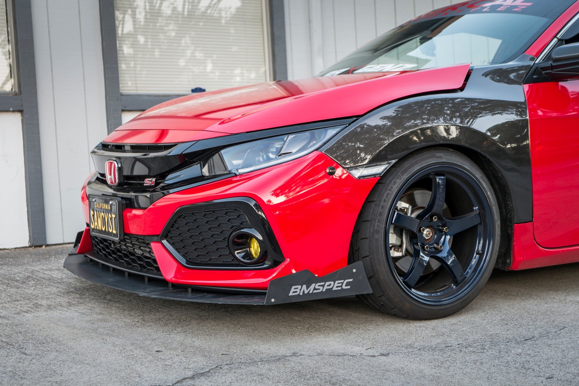 Epsilon+ Front Splitter for 17-20  Honda Civic Si Coupe/Sedan [FC1/FC3]