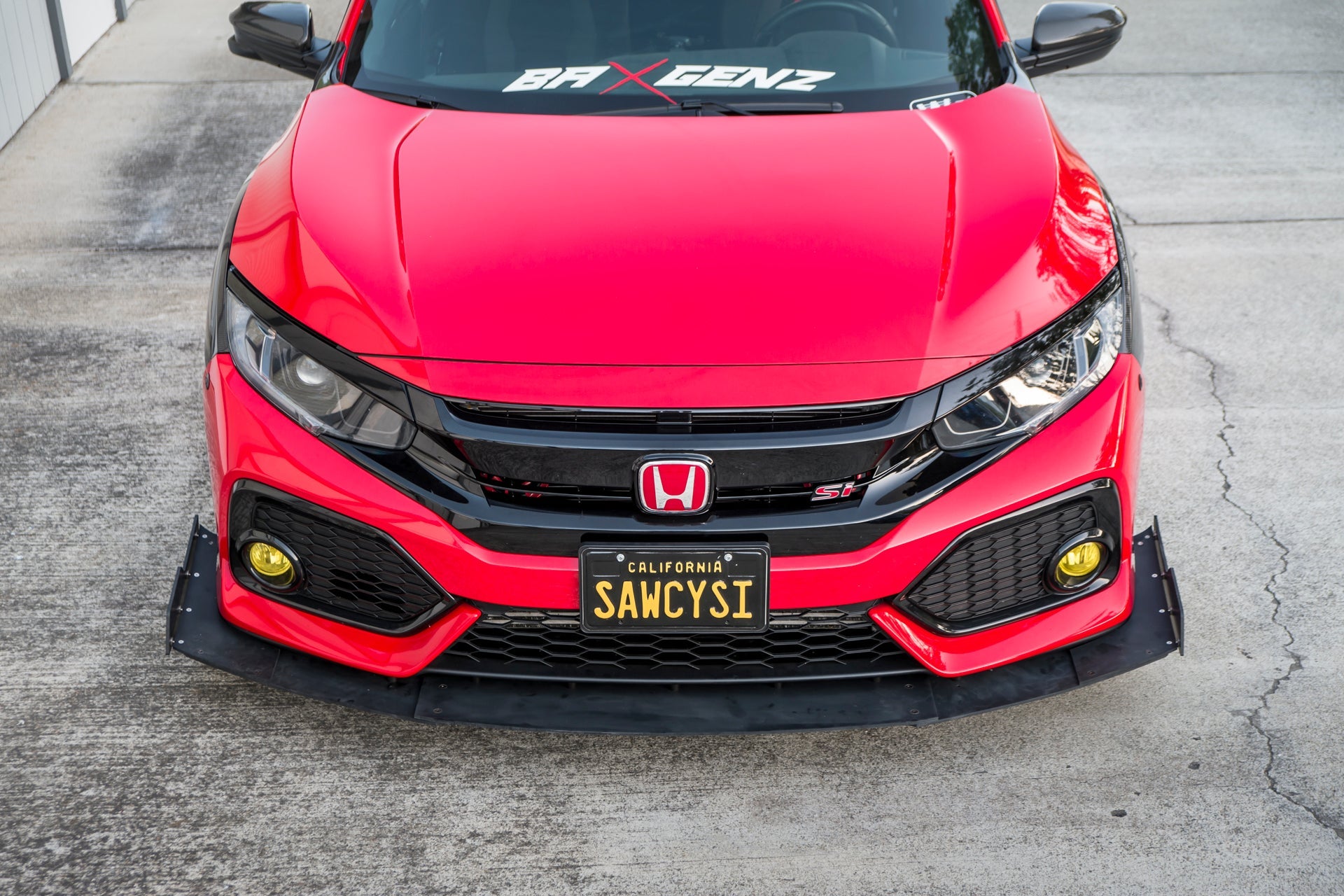 Epsilon+ Front Splitter for 17-20  Honda Civic Si Coupe/Sedan [FC1/FC3]