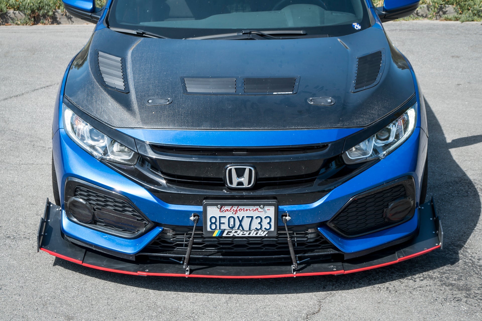 Epsilon+ Front Splitter for 17-21 Honda Civic Hatchback Sport [FK7]