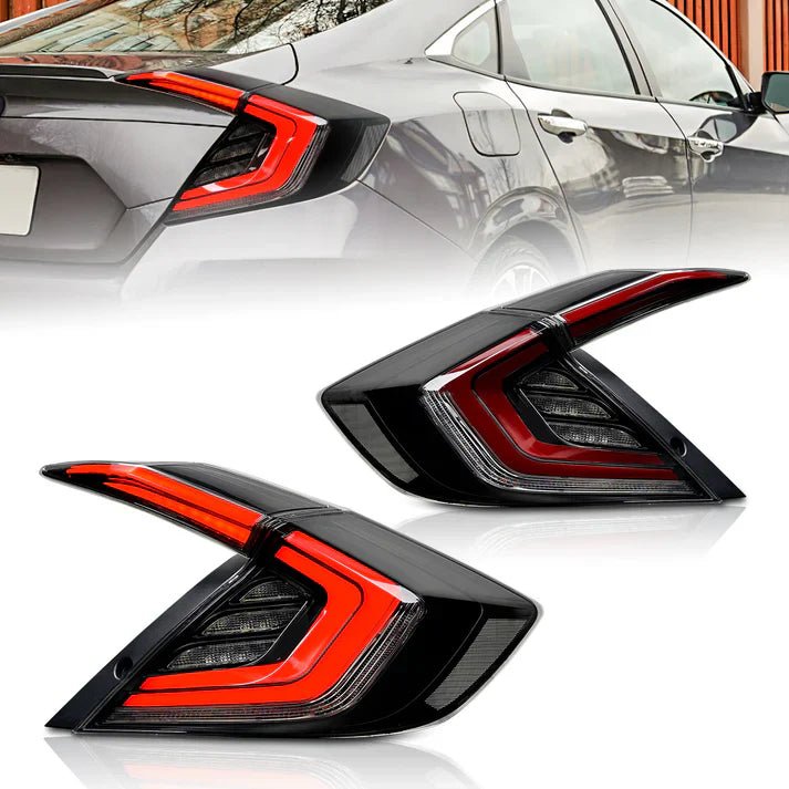 TSP LED Tail Lights for 2016-2021 Honda Civic Sedan [FC] - ** Returned Item **