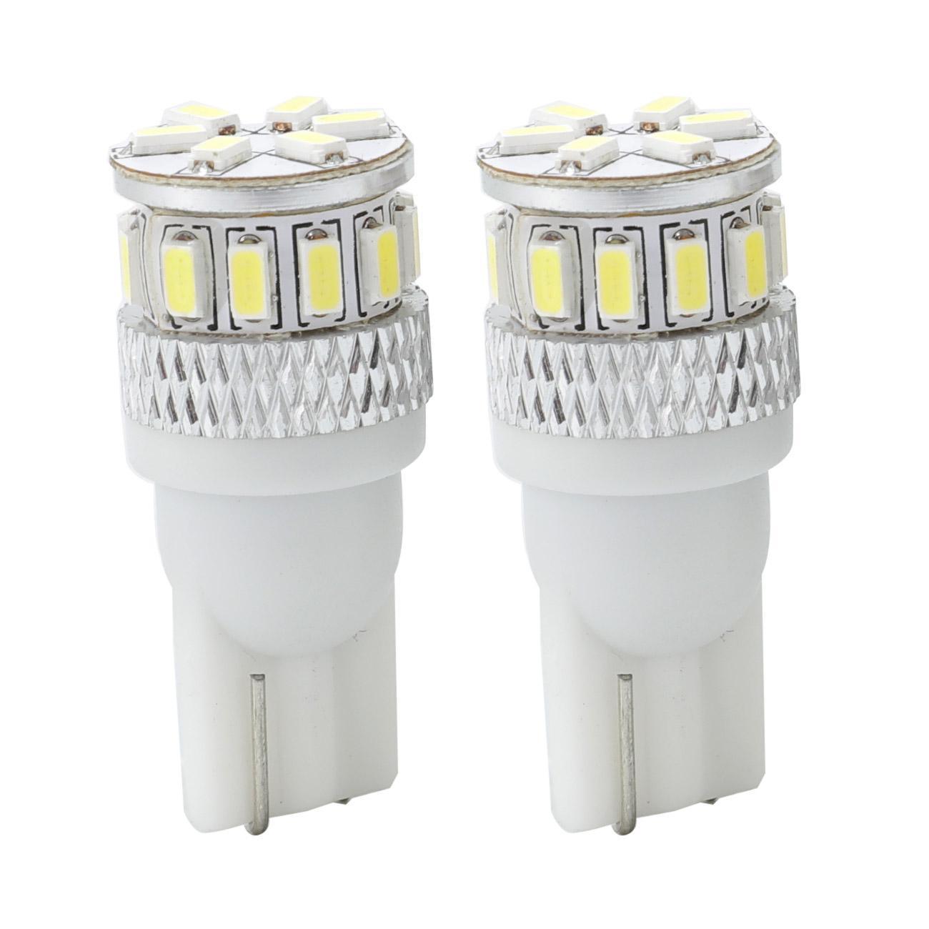 Auxbeam 168 / 2825 W5W T10 LED Bulbs – License Plate, Side Marker & Interior Lights, 4W, 6500K White, 300% Brighter, CAN-Bus Error-Free