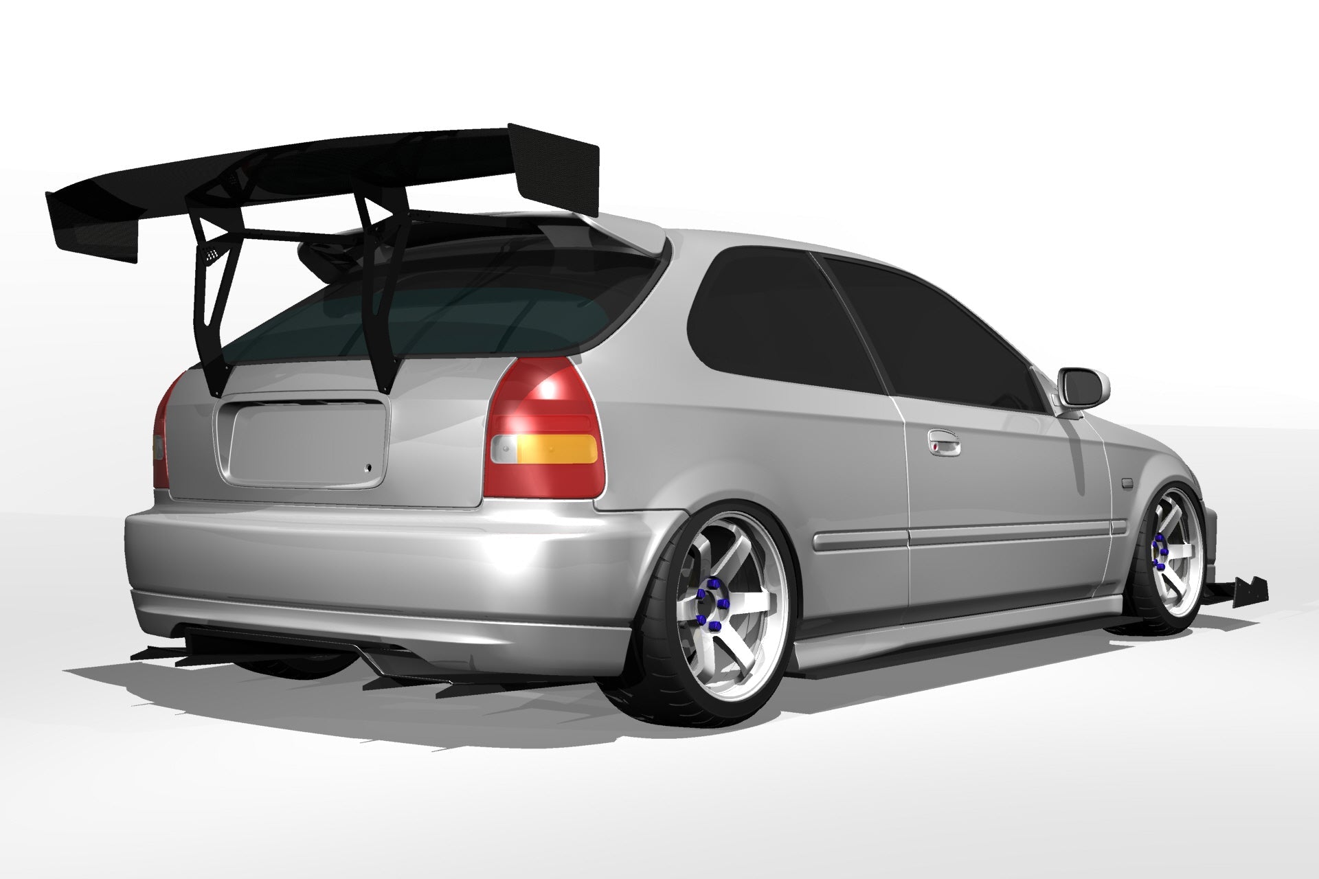 Epsilon+ Diffuser V1+ for 97-00 Honda Civic Hatchback [EK9]