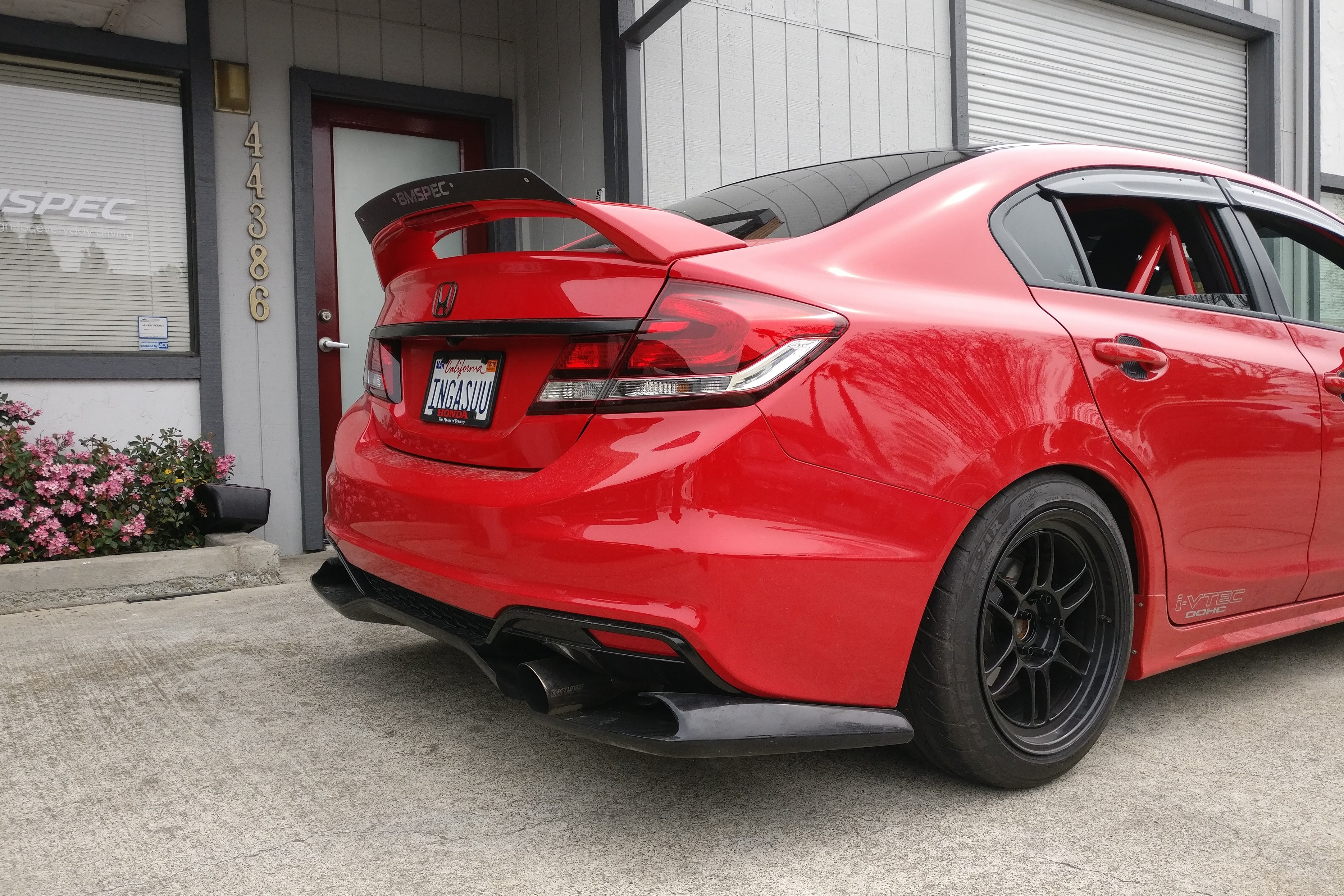 Epsilon+ Spoiler Extension for 13-15 Honda Civic Si Sedan Kouki [FB6]