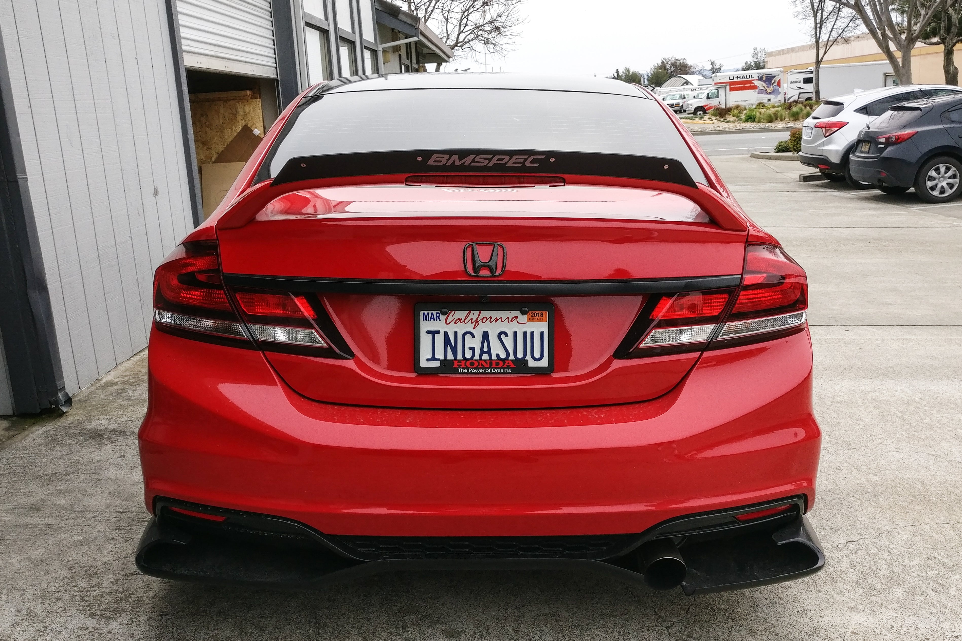 Epsilon+ Spoiler Extension for 13-15 Honda Civic Si Sedan Kouki [FB6]