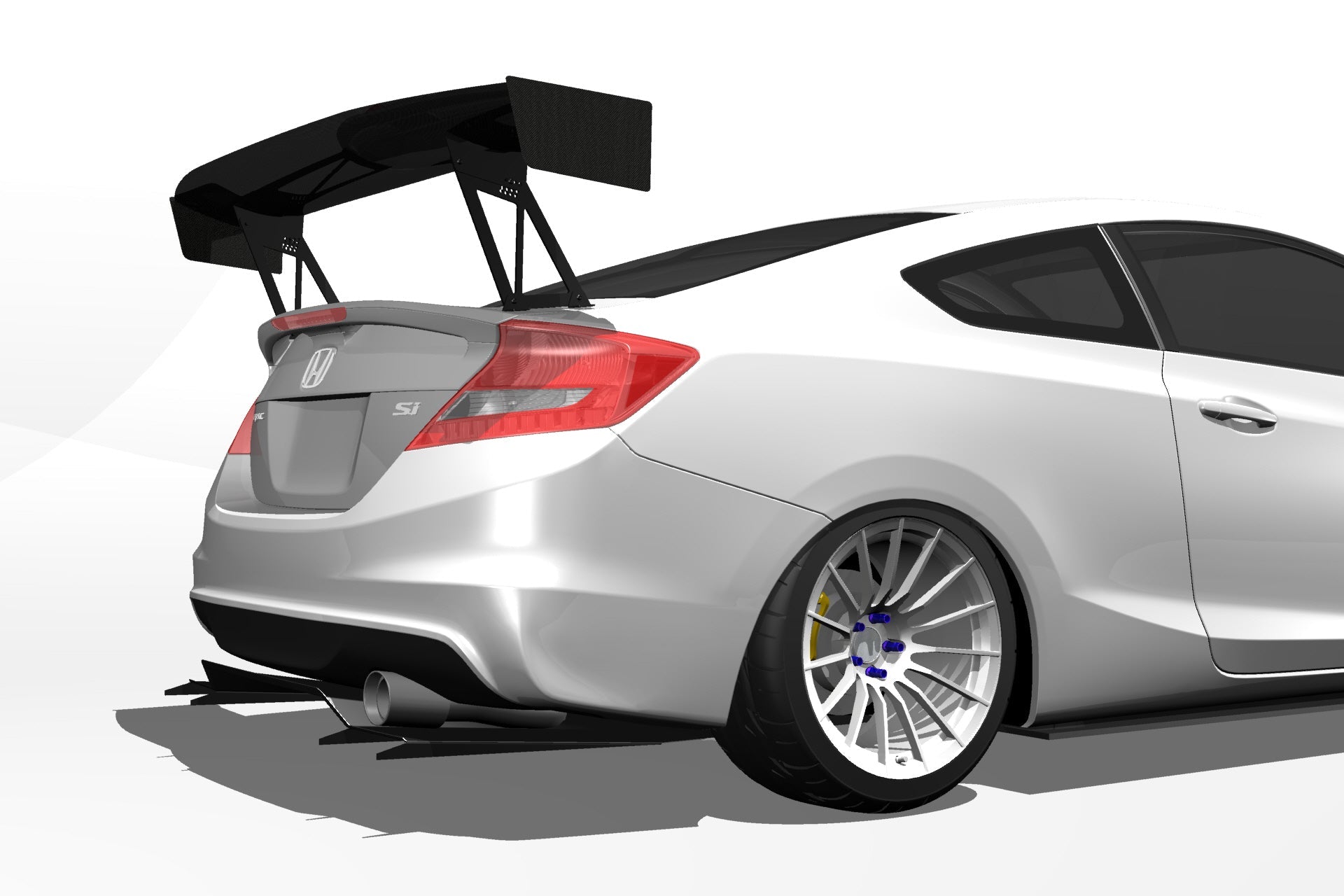 Epsilon+ Diffuser V1+ for 12-15 Honda Civic Si Coupe [FG4]