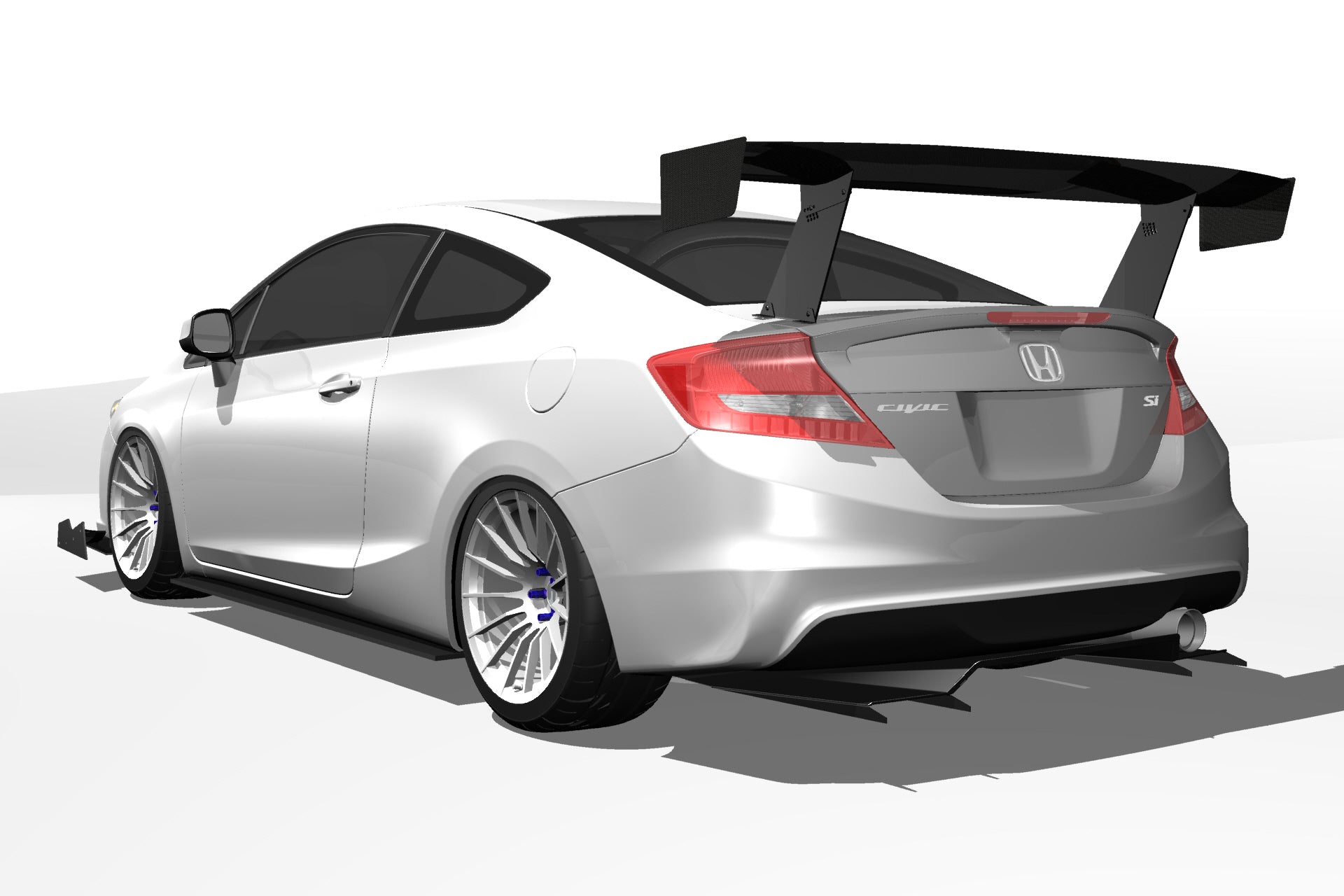 Epsilon+ Diffuser V1+ for 12-15 Honda Civic Si Coupe [FG4]