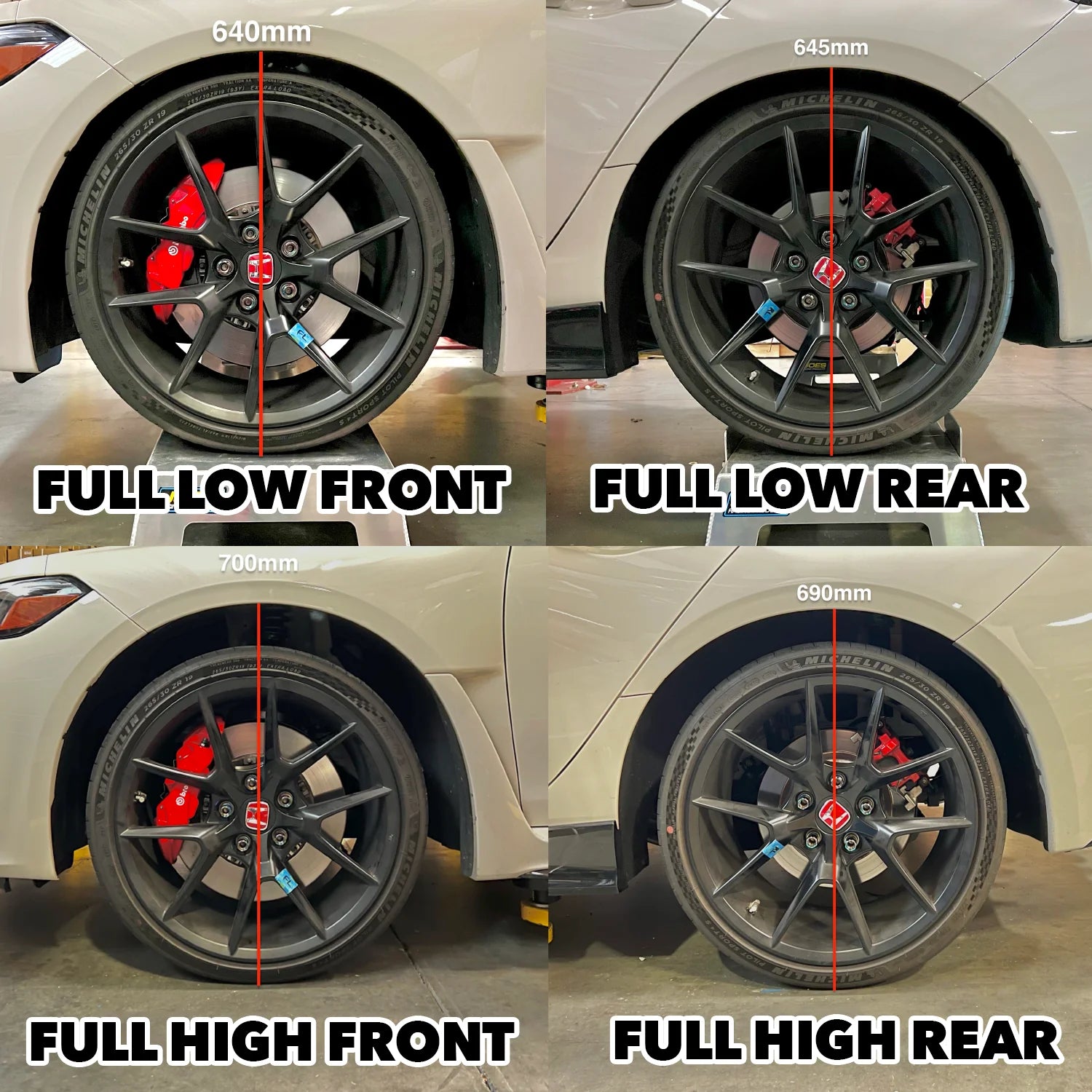 Fortune Auto 500 Series Coilovers for 2023+ Honda Civic Type R [FL5]