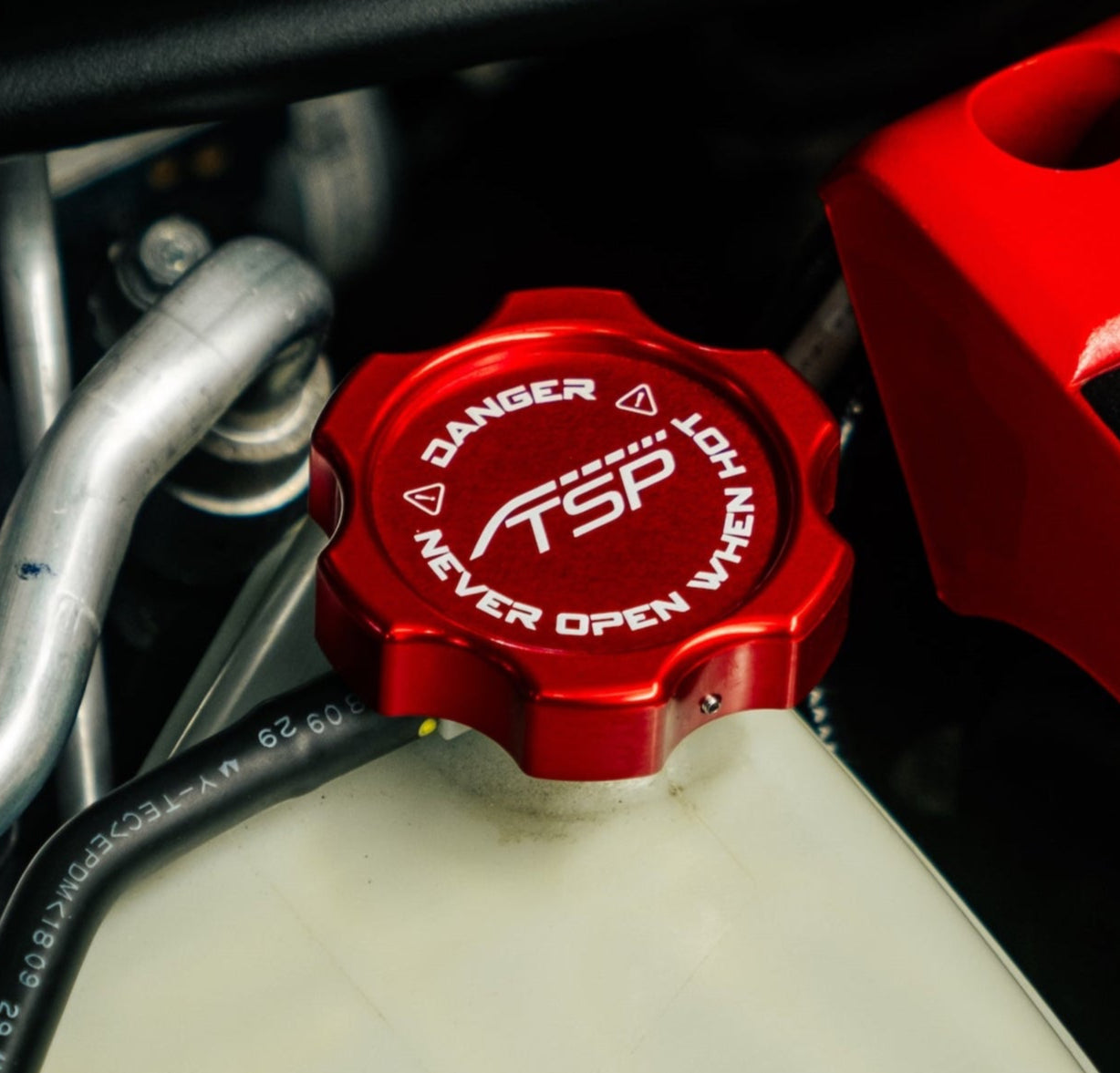 TSP Billet Radiator Cap Cover for 2017+ Honda Civic Type R / Type S [FK8/FL5/DE5]