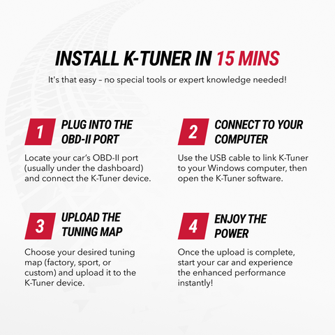 KTunerFlash V2.0 Tuning Package with Free TSP Tune