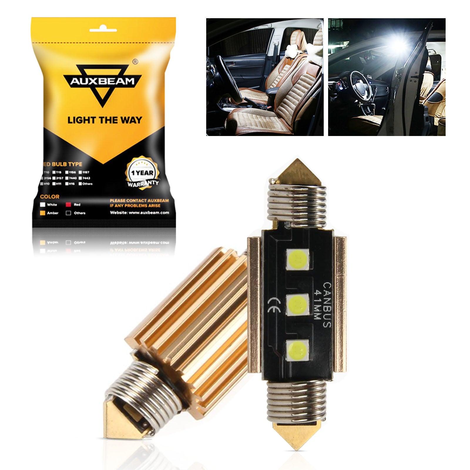 Auxbeam CANBUS Festoon LED Bulbs – Interior Dome, Map & License Plate Lights